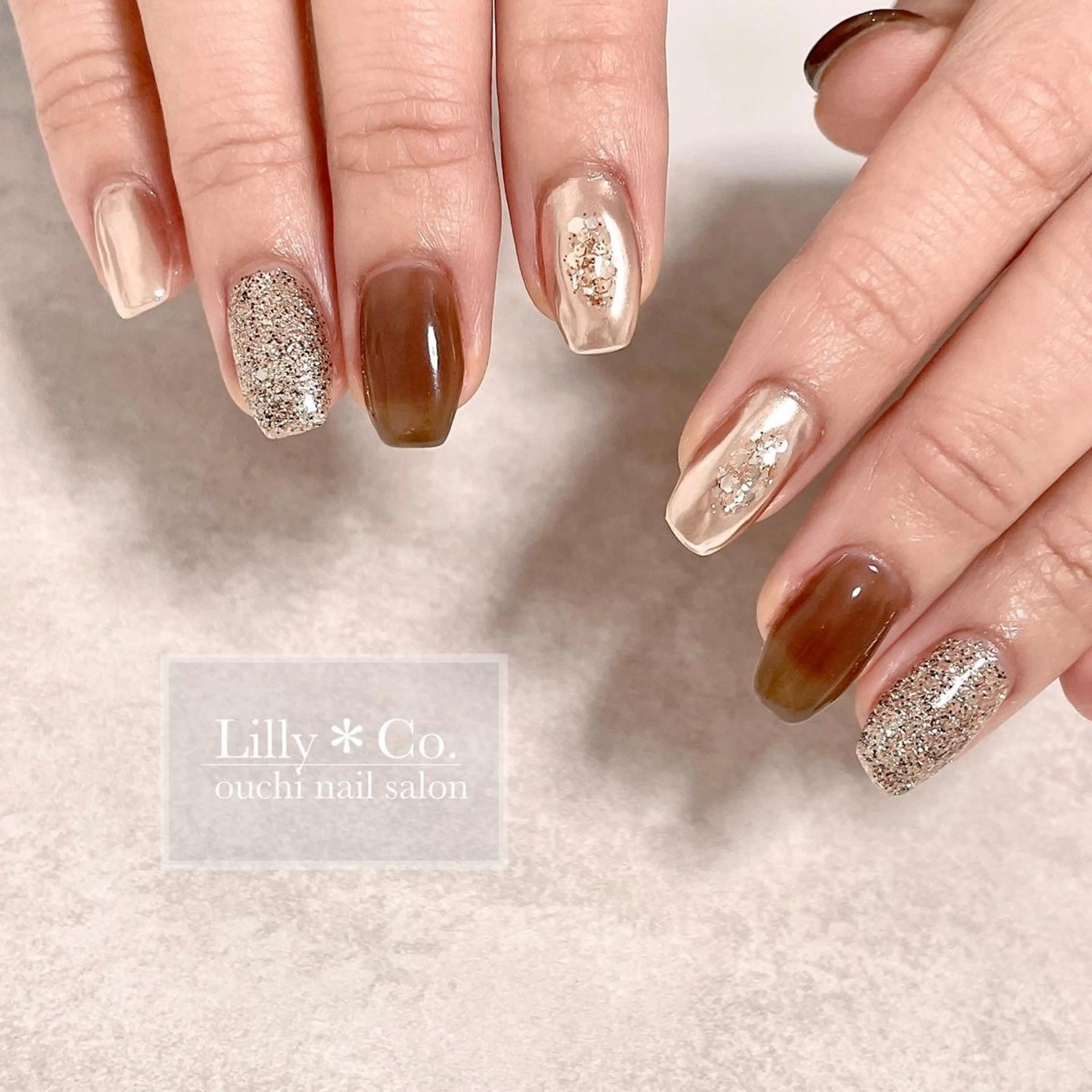 ネイル ハンドネイル ハンドケア Lilly Co.のネイルデザイン