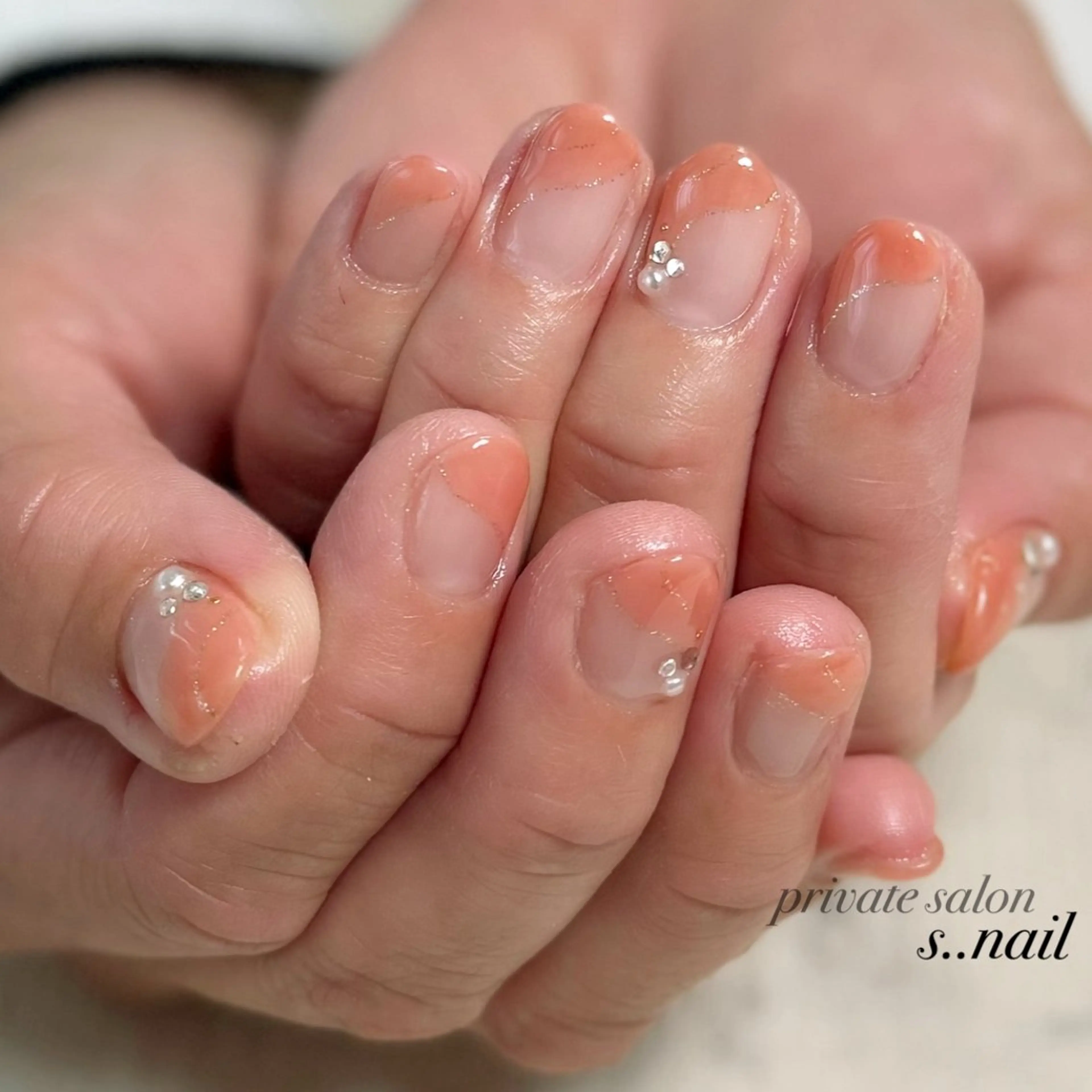 ネイル フレンチネイル ハンドネイル フットネイル s..nail / MORITAのネイルデザイン
