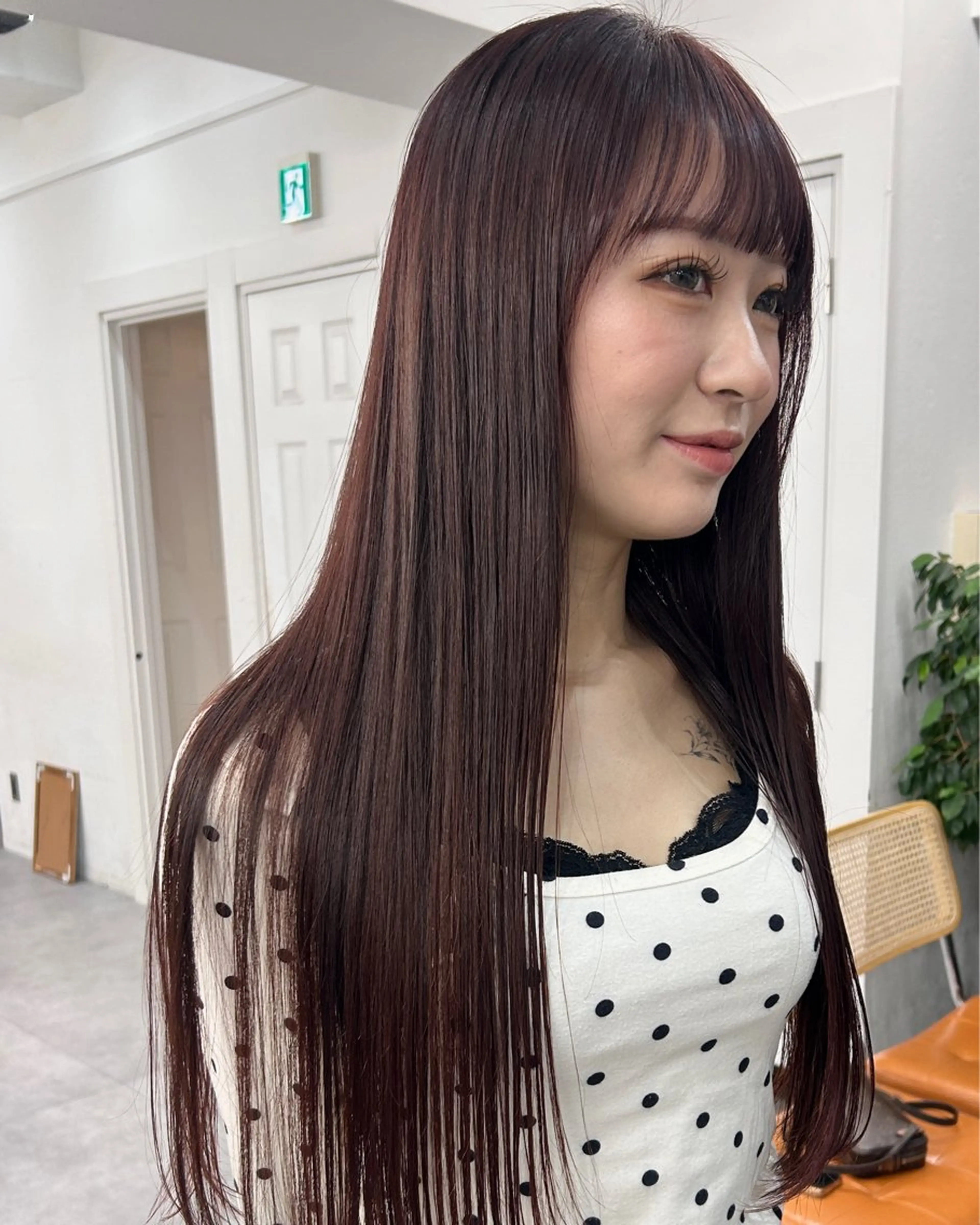 ロング カラー カット ヘアカラー トリートメント レイヤーボブ/ 艶カラー/サナ🌼のヘアスタイル