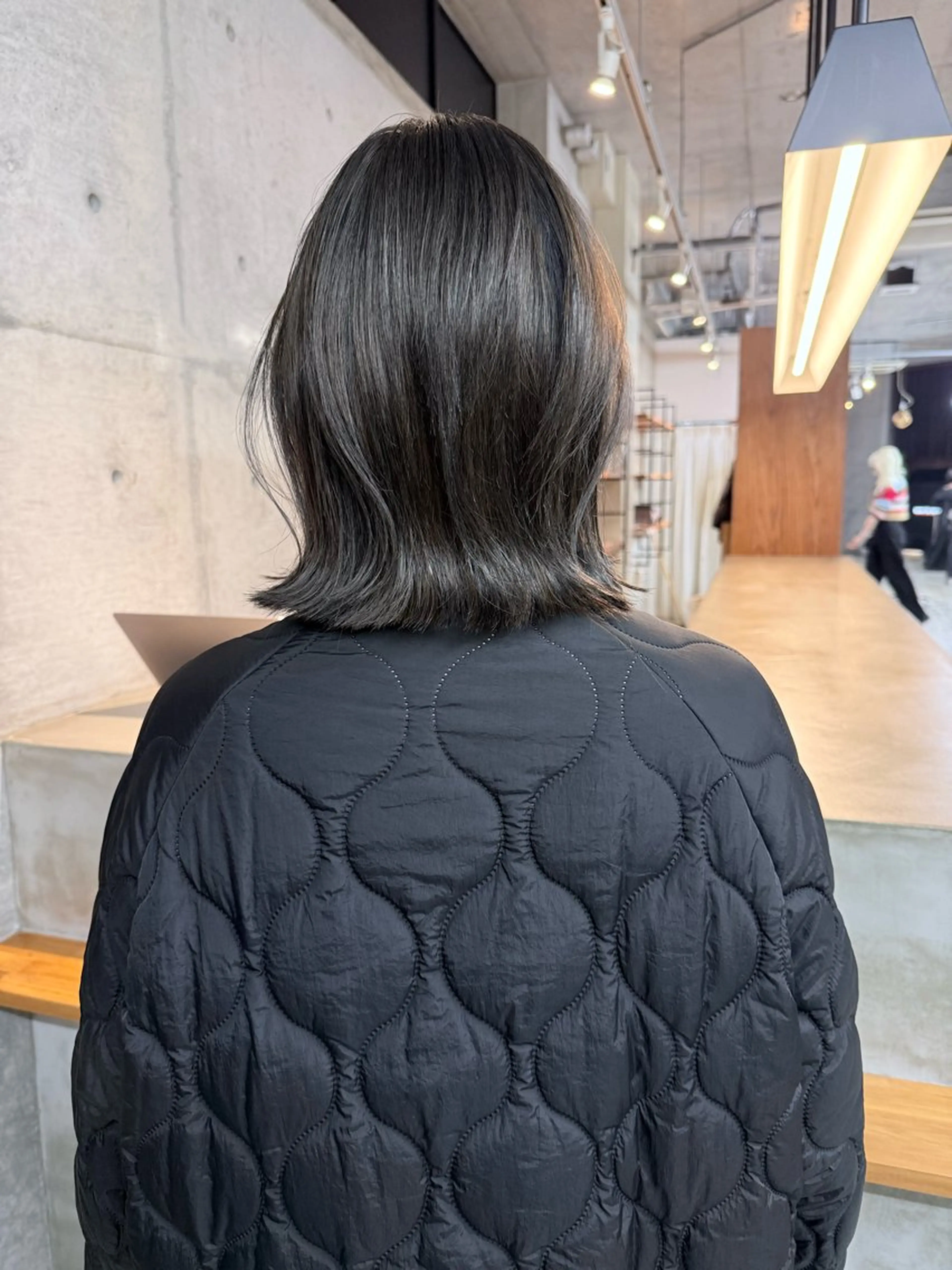 ミディアム カット ヘアカラー son hair所属・葉 /透明感カラーのヘアスタイル