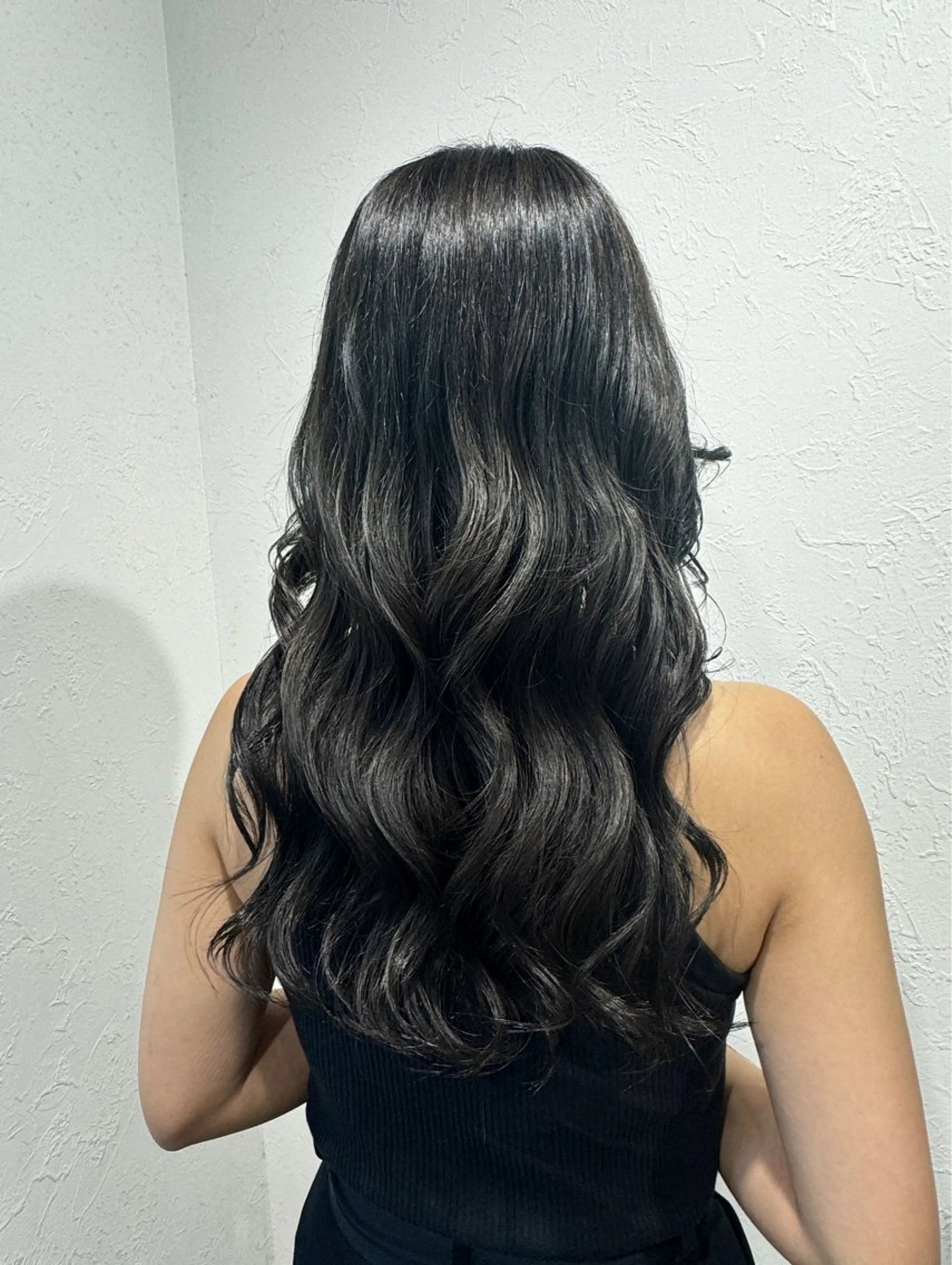 ロング ヘアカラー トリートメント ハイトーン/レイヤー /艶カラー🎀のヘアスタイル