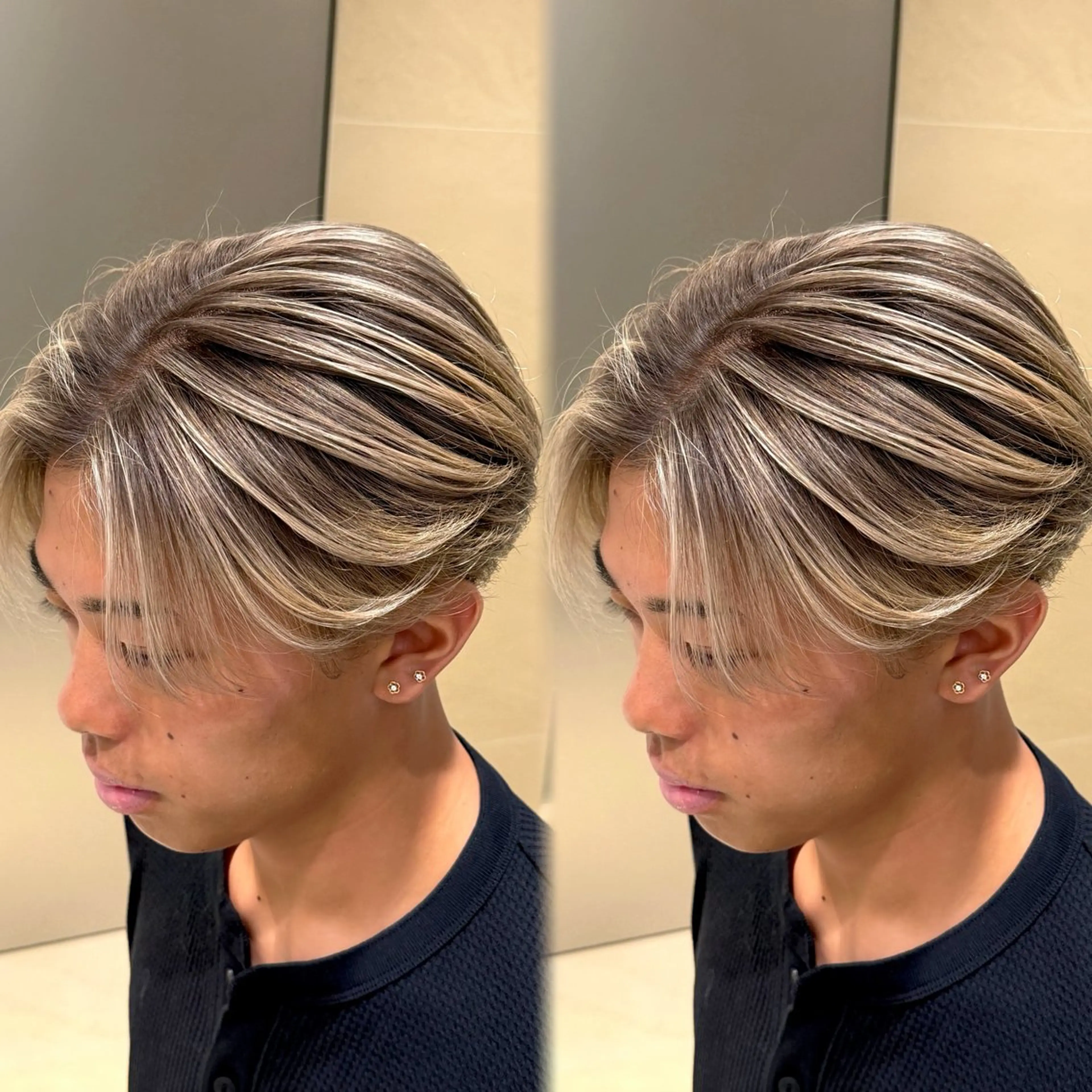 カラー メンズ メンズバレイヤージュ バレイヤージュ 外国人風カラー カット ヘアカラー synergy所属・🔥メンズヘア🔥 かいきのヘアスタイル