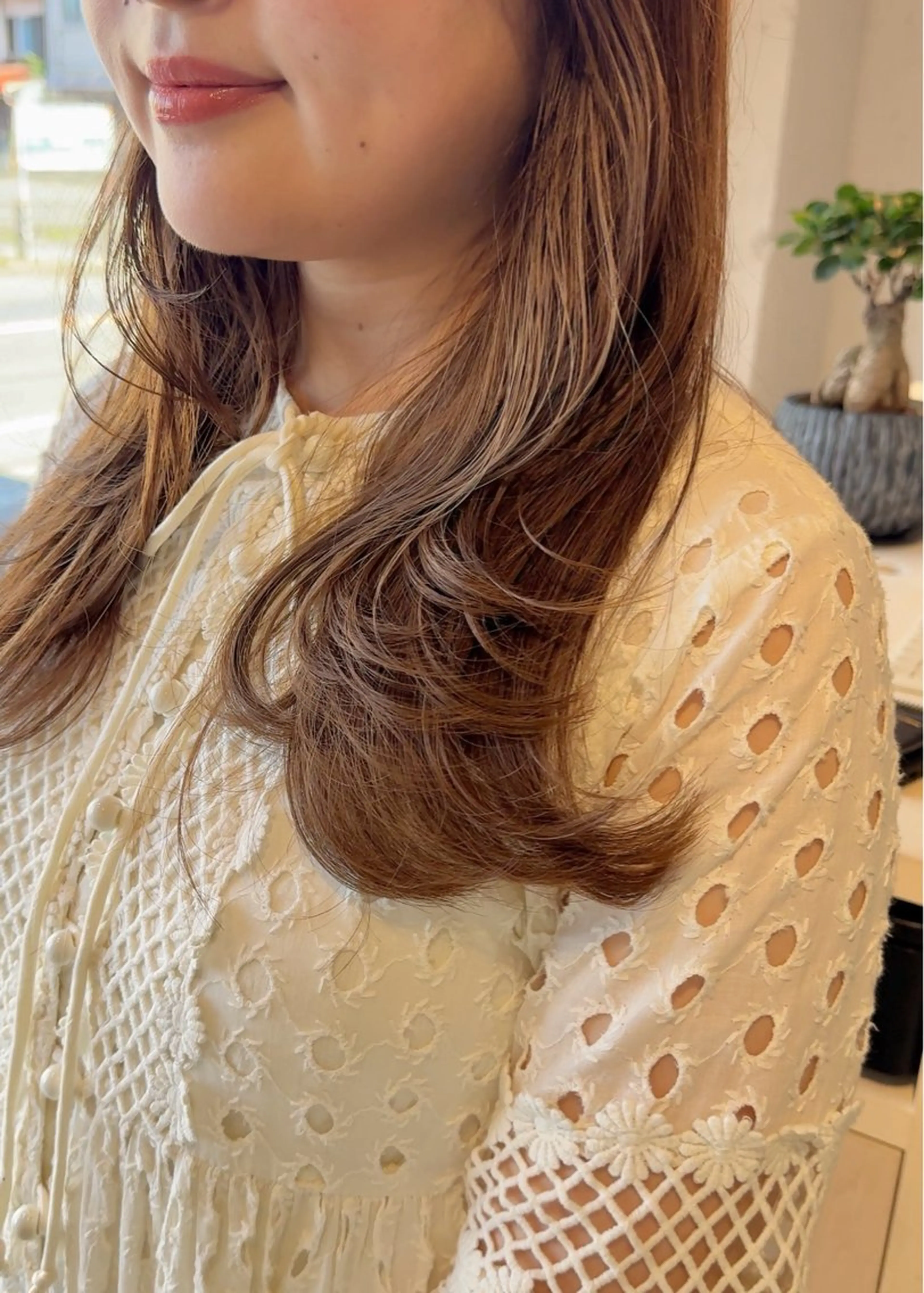 ロング 顔まわりレイヤー レイヤーカット Tim【ティム】所属・ヘアセット大募集 ˗ˋˏairiˎˊ˗のヘアスタイル