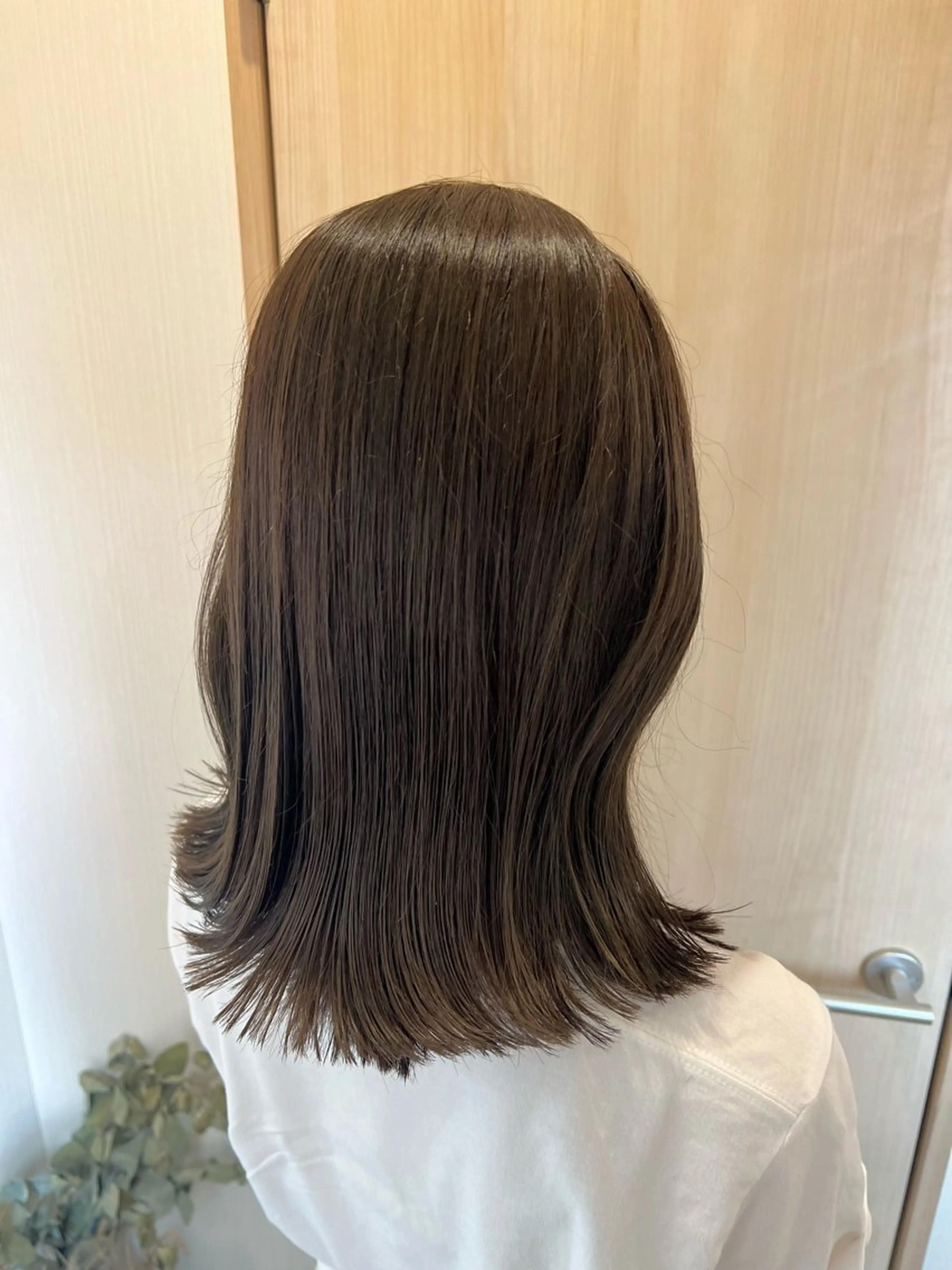 ミディアム カラー カット ヘアカラー トリートメント トレンドと似合わせ/ マンツーマン/西上楓のヘアスタイル