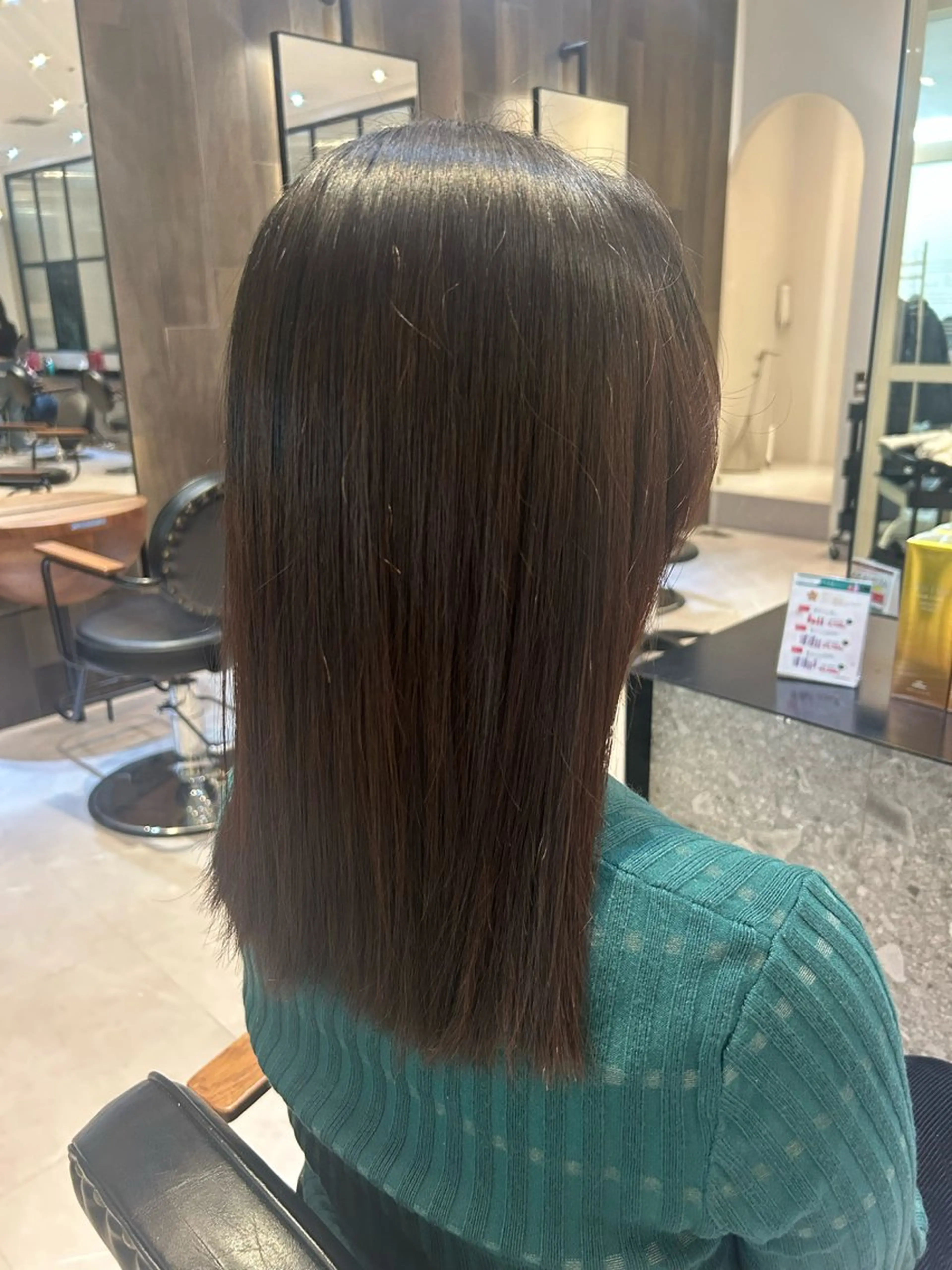 セミロング カット トリートメント 縮毛矯正/カット/ 韓国ヘア/蛯原🍤のヘアスタイル