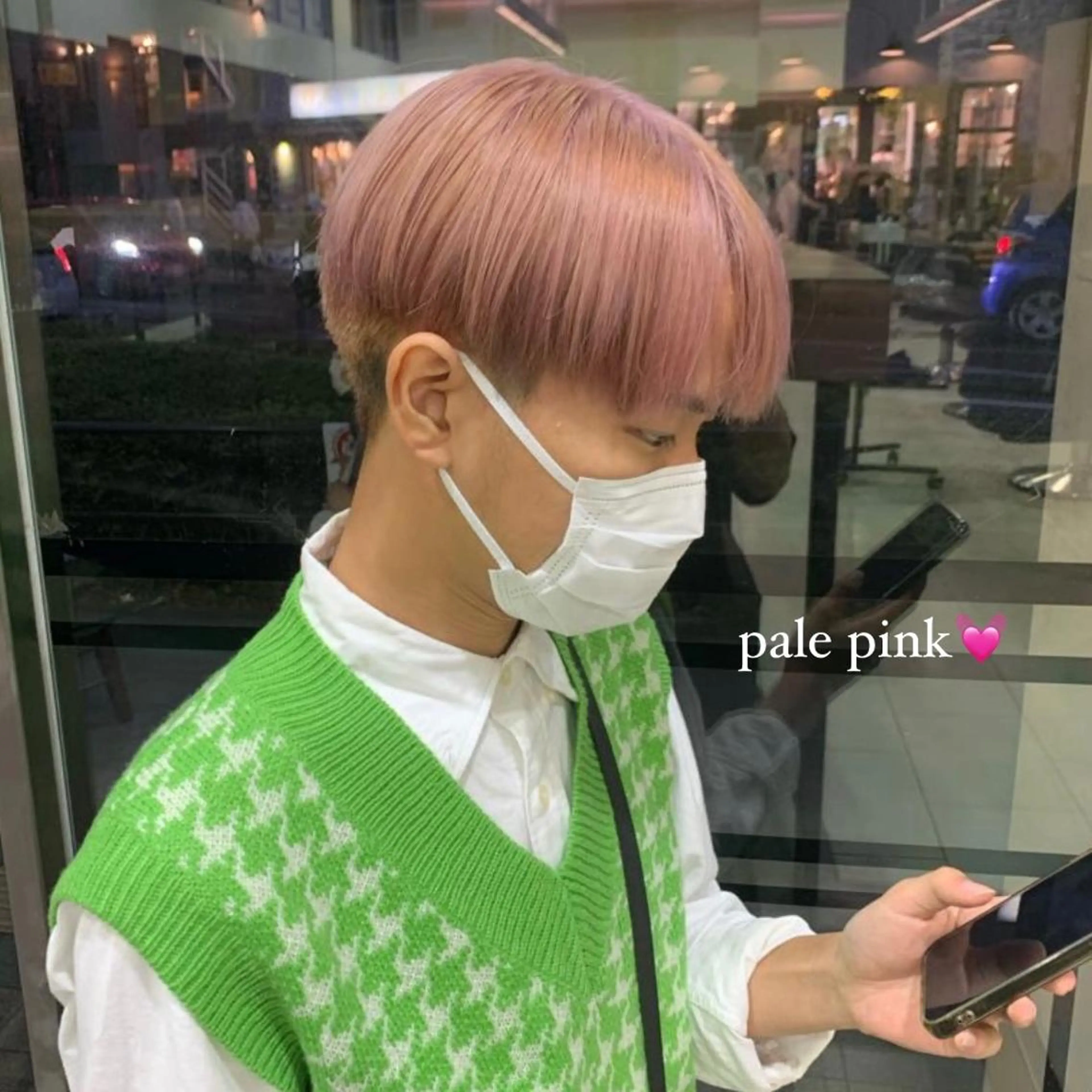 カラー メンズ 海外girl🤎 透明感ベージュmaoのヘアスタイル