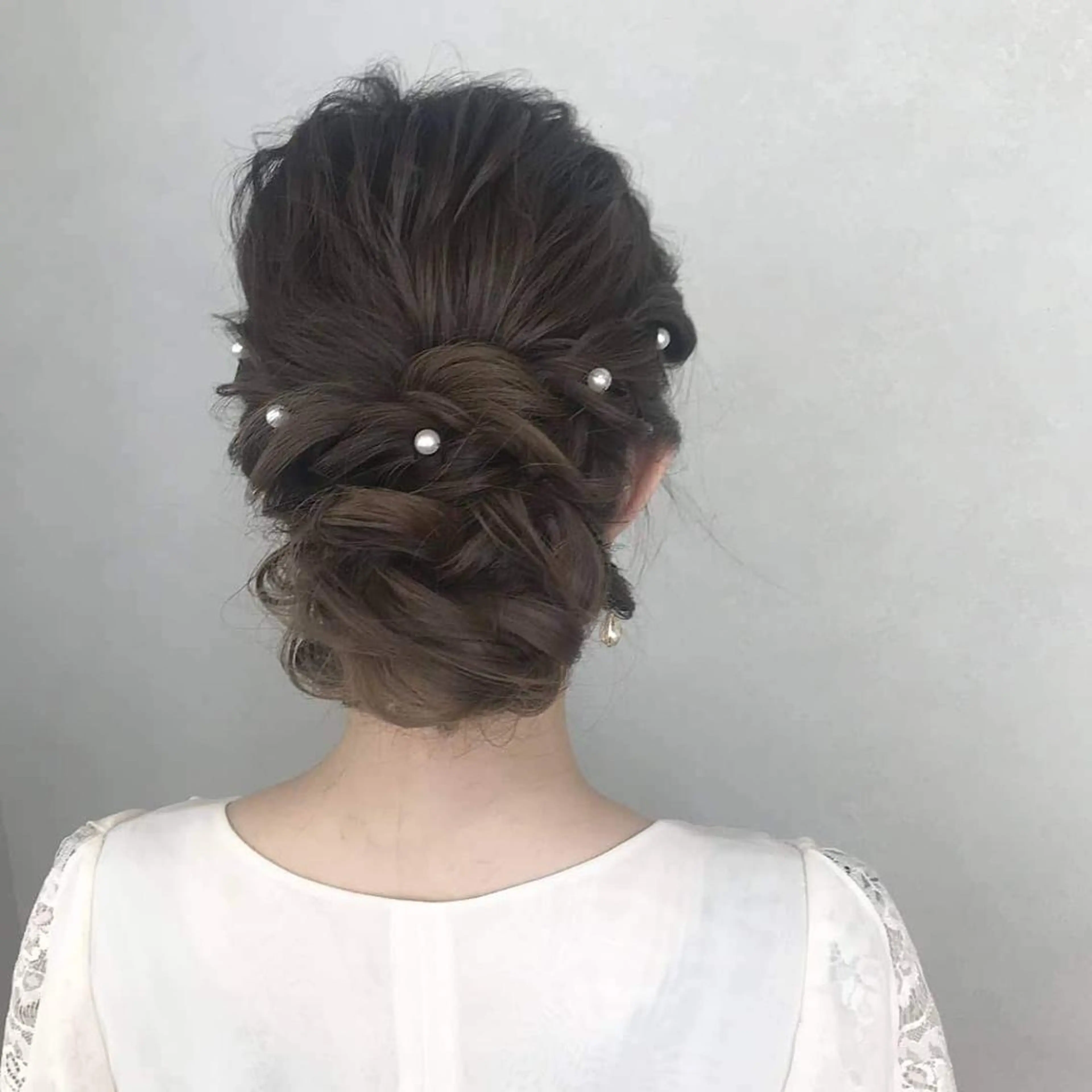 ロング ヘアアレンジ 結婚式・ブライダル PRIVATE SALON EYES所属・EYES リアのマツエク・マツパデザイン