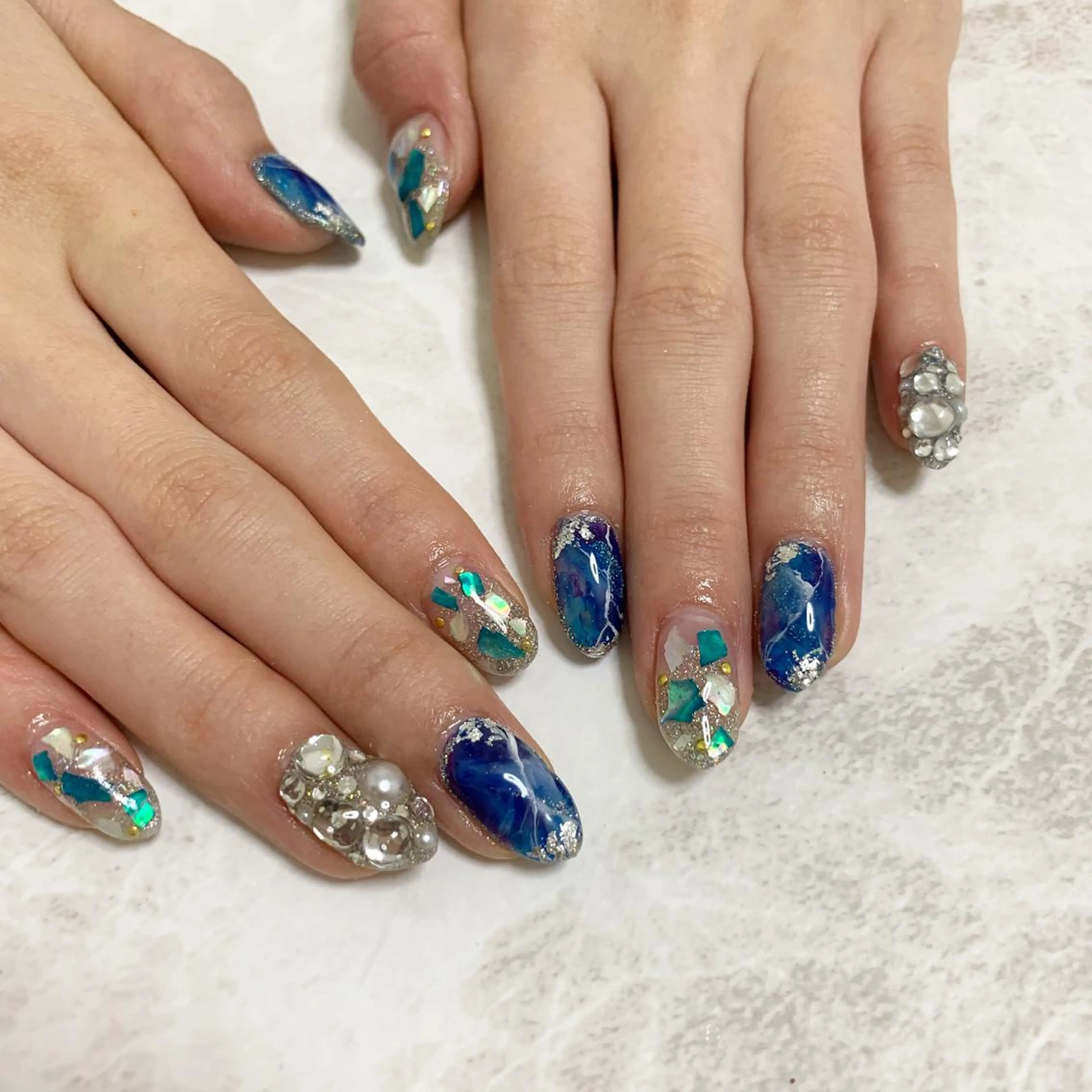 ネイル ハンドネイル フットネイル 竹本 愛のネイルデザイン