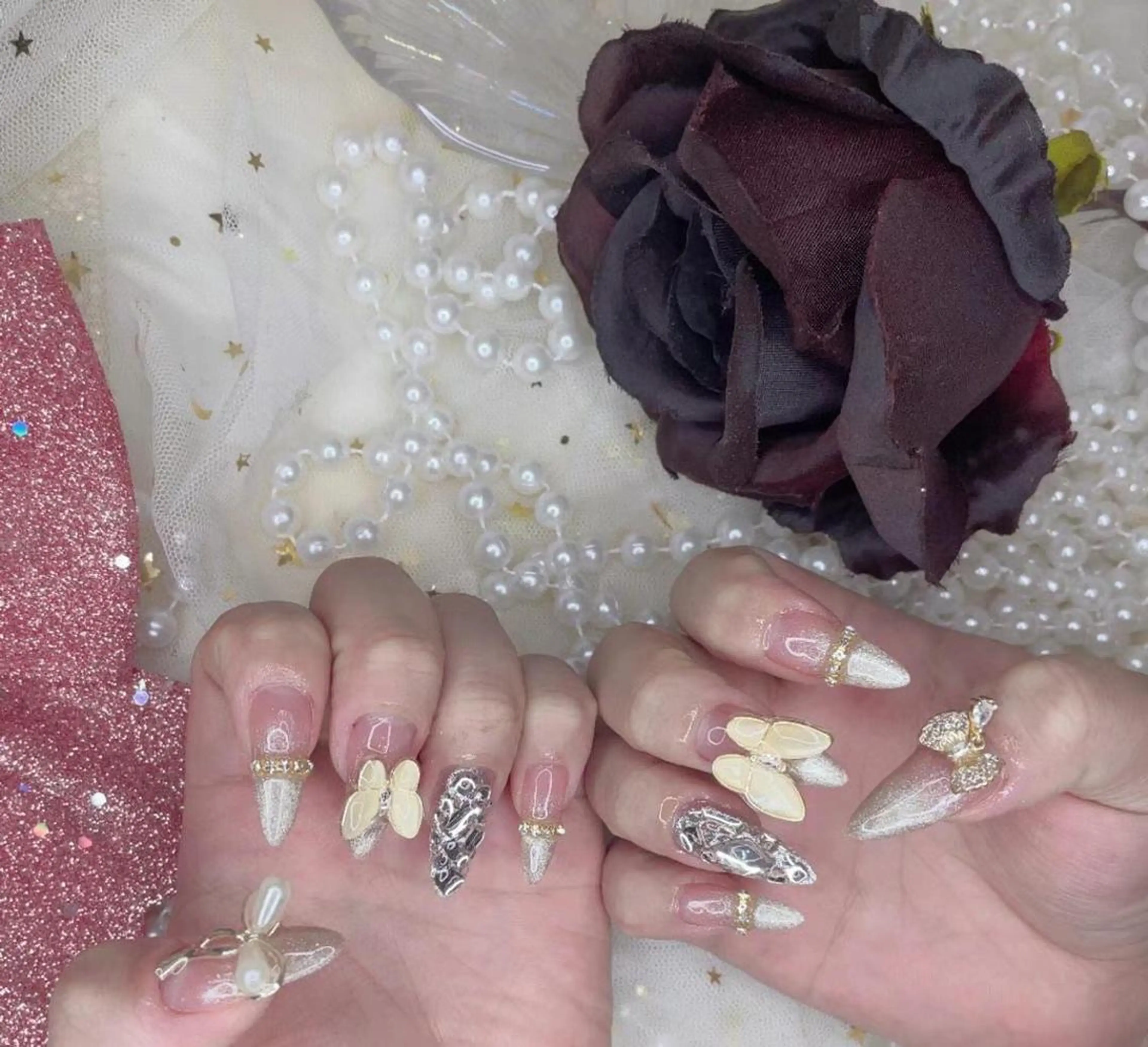 ネイル クリアネイル Babarla　Nail　Salon所属・babarla Nailのネイルデザイン