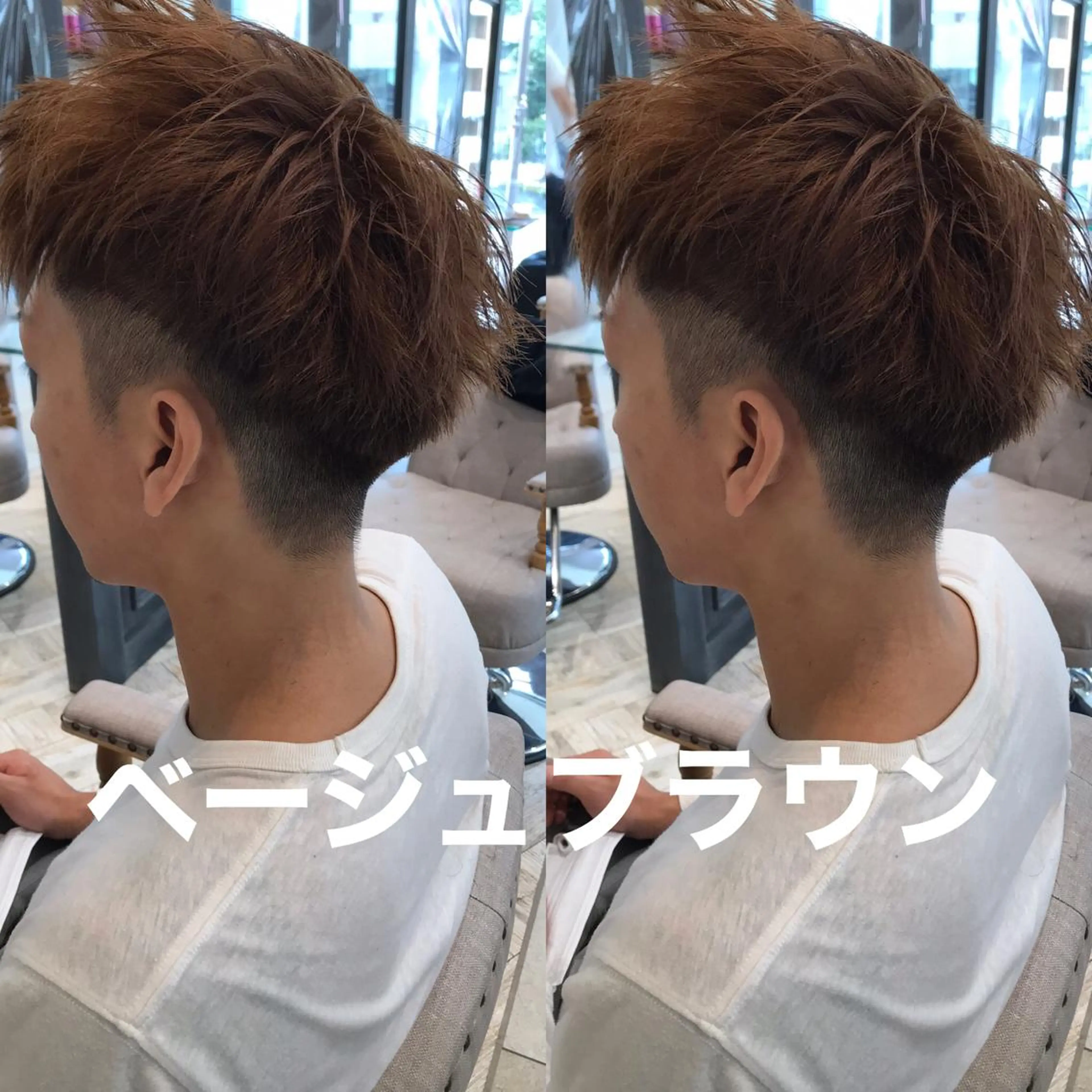 ショート カラー メンズ Livnaリヴナ立川所属・レイヤー/ハイライト /立川/赤池宏隆のヘアスタイル