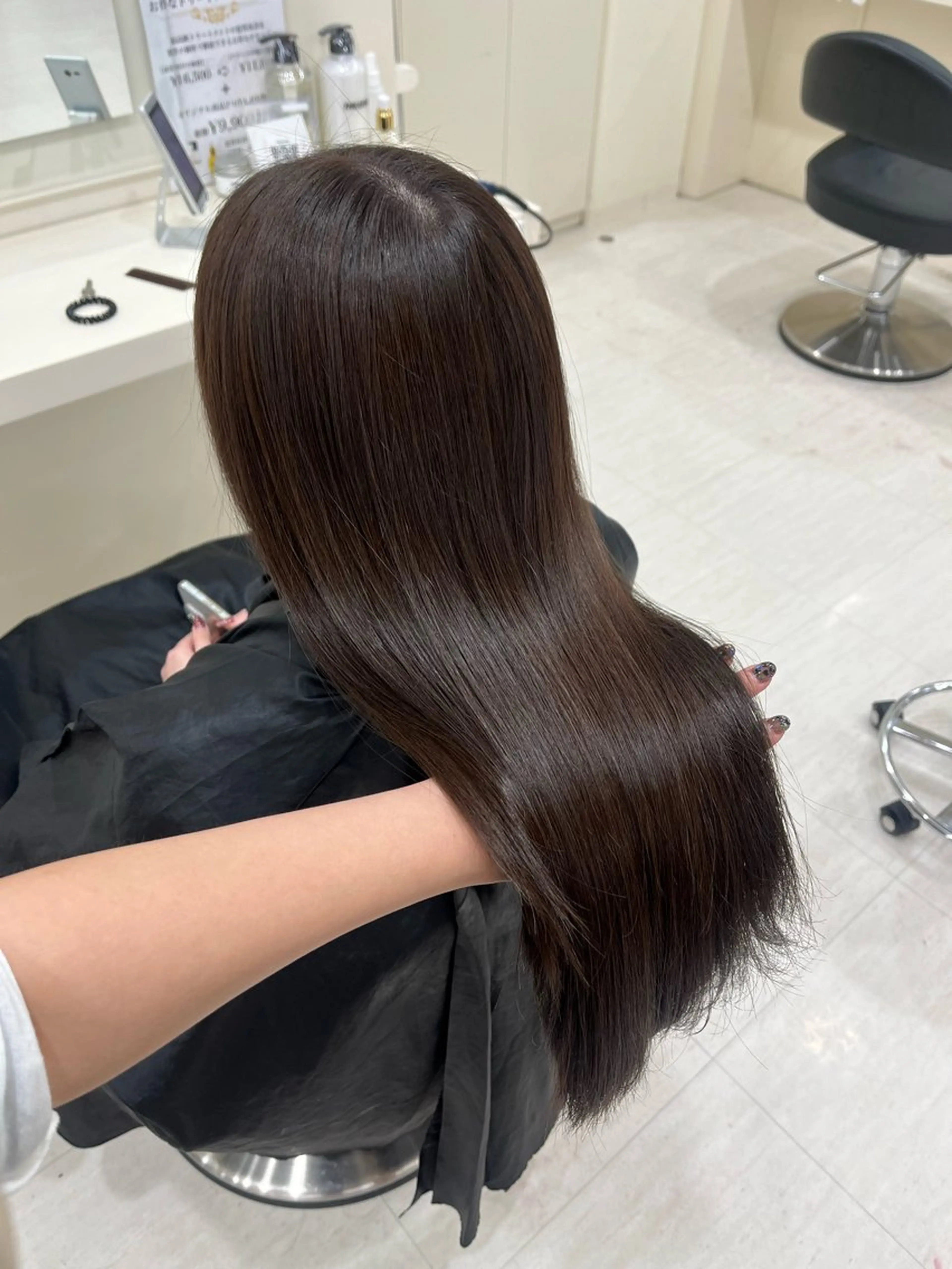 ロング カラー ロング 大人上品ベージュ 🎀HARUNAのヘアスタイル