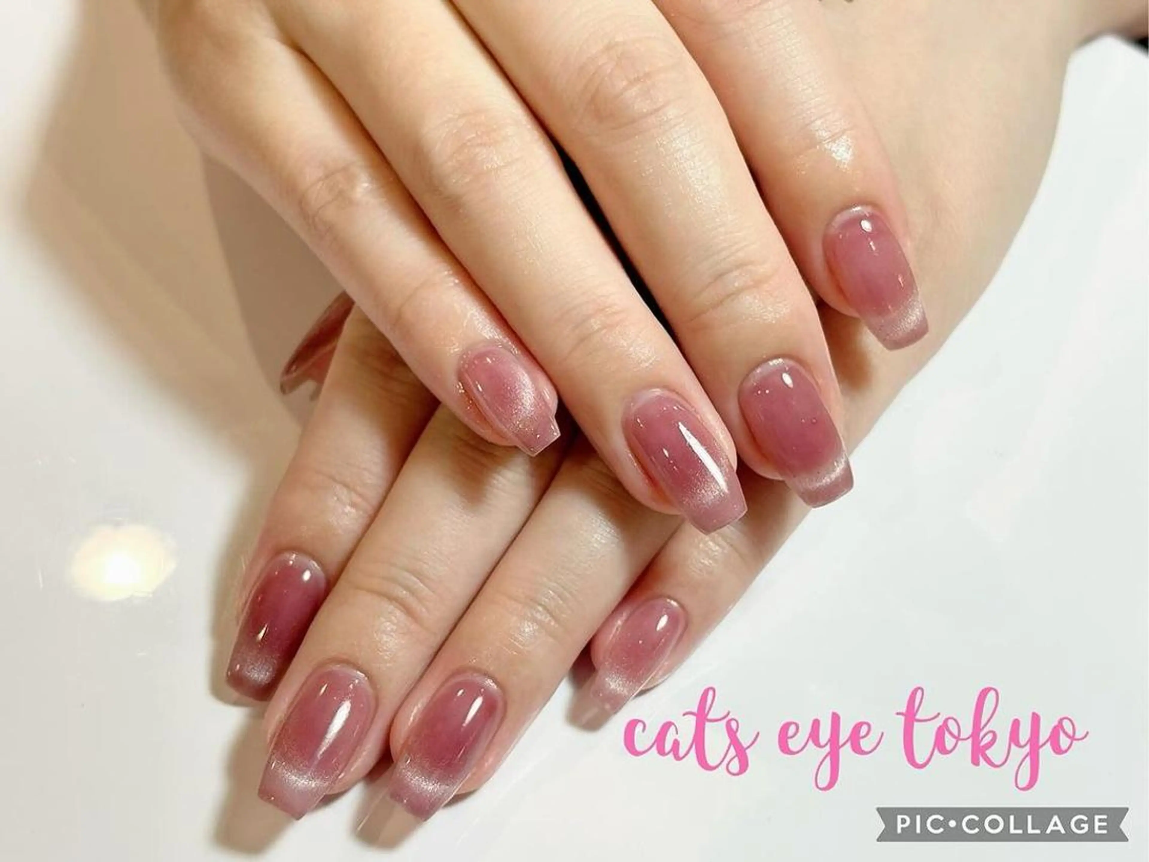 ネイル アートネイル フレンチネイル ジェルネイル キラキラネイル マグネットネイル Cat's eye TOKYO 新宿店のネイルデザイン