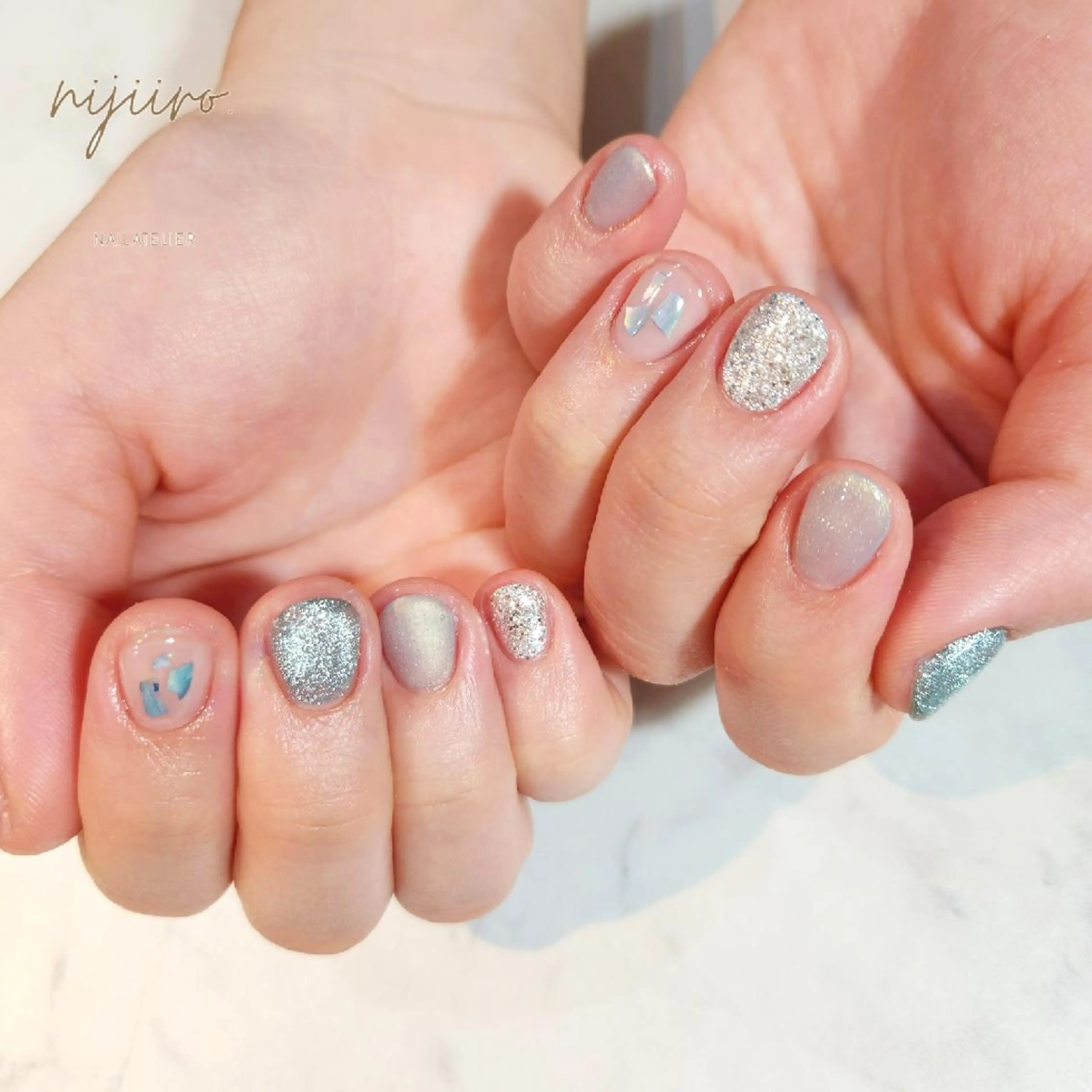 ネイル ハンドネイル nailatelier nijiiro.所属・nijiiro🌈 サトウのネイルデザイン