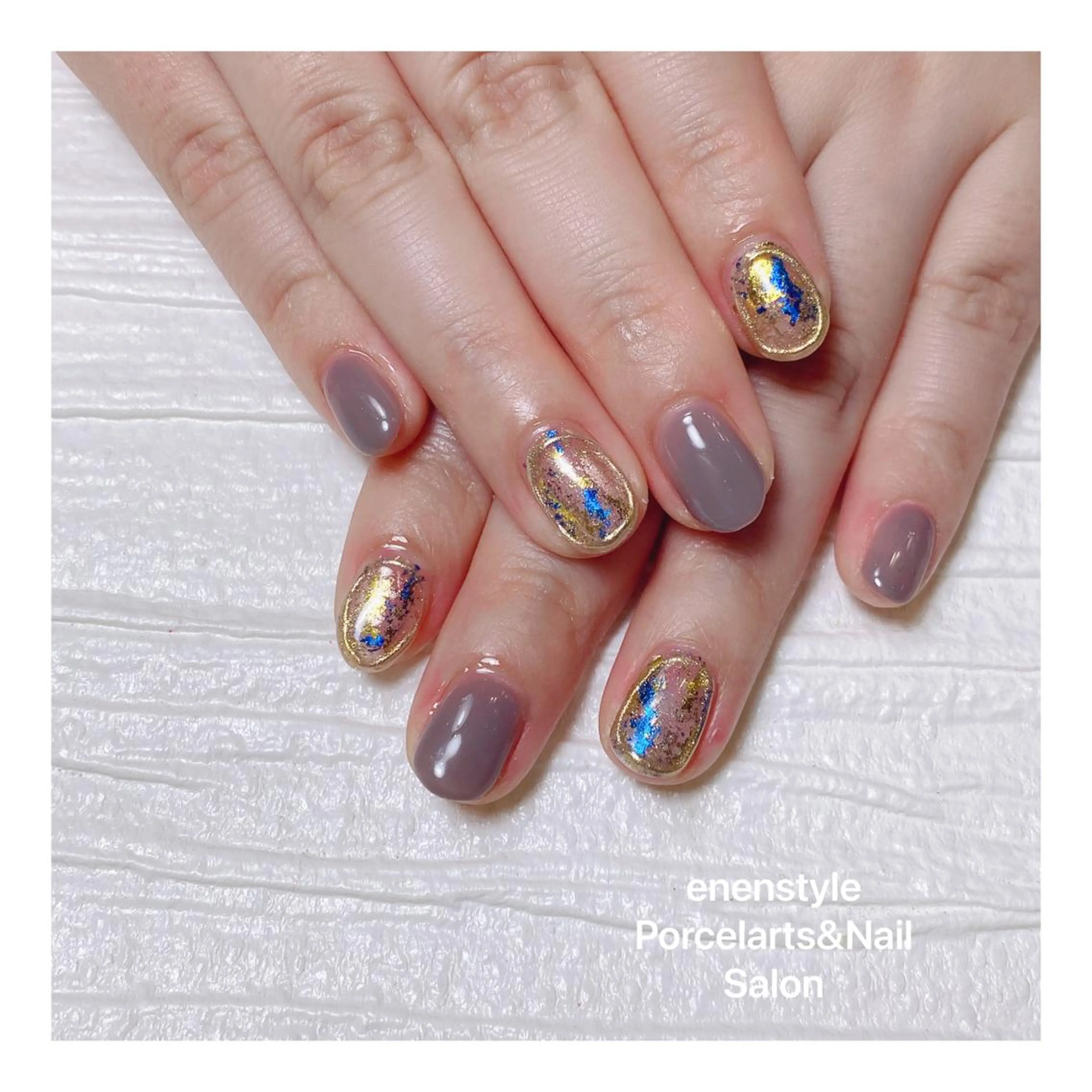 ショート ネイル ハンドネイル 👑enen style👑のネイルデザイン