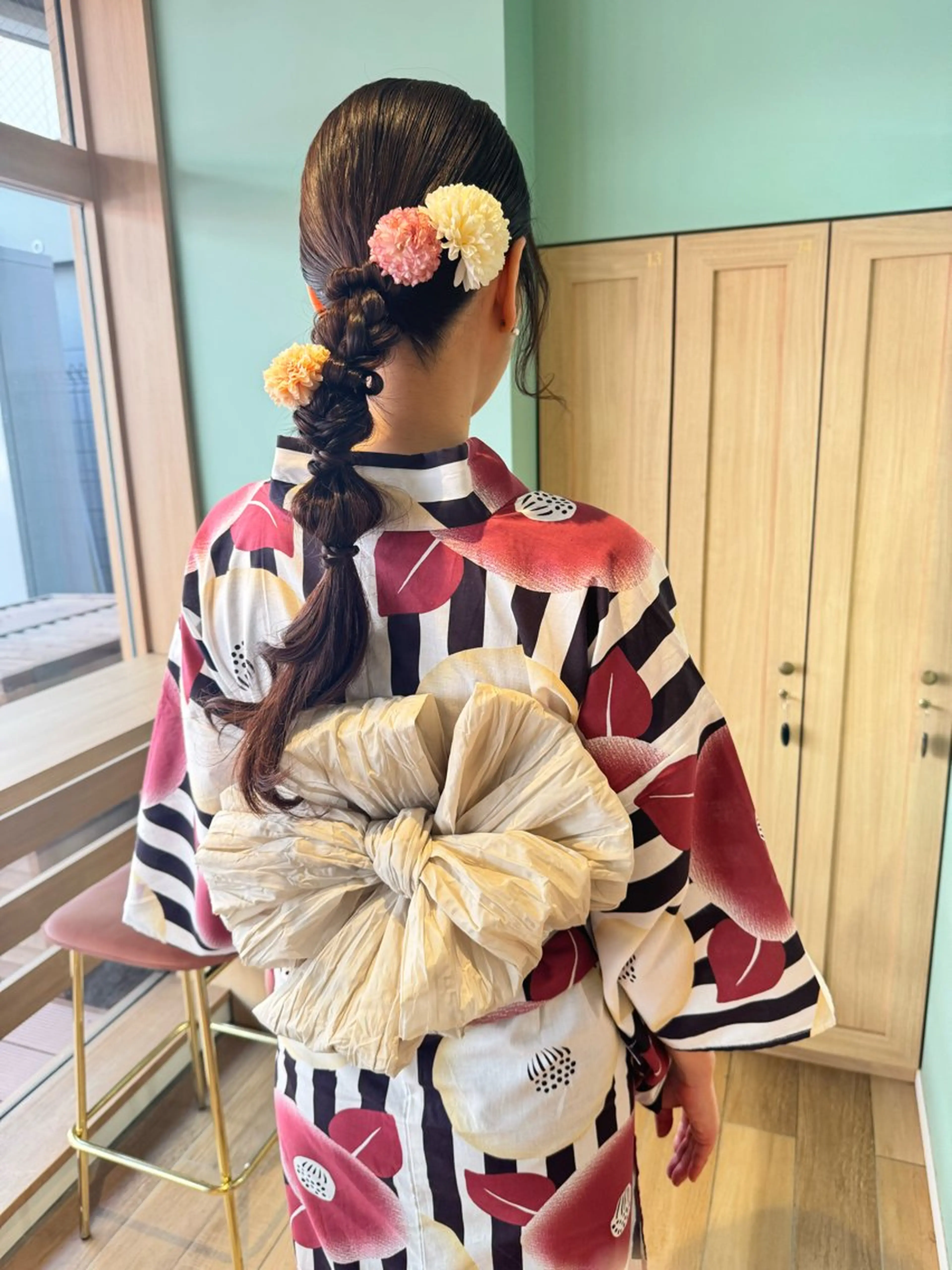 🎆浴衣着付け𓊆ㅤ持ち込み𓊇👘＋ヘアセット🎀🎆の写真