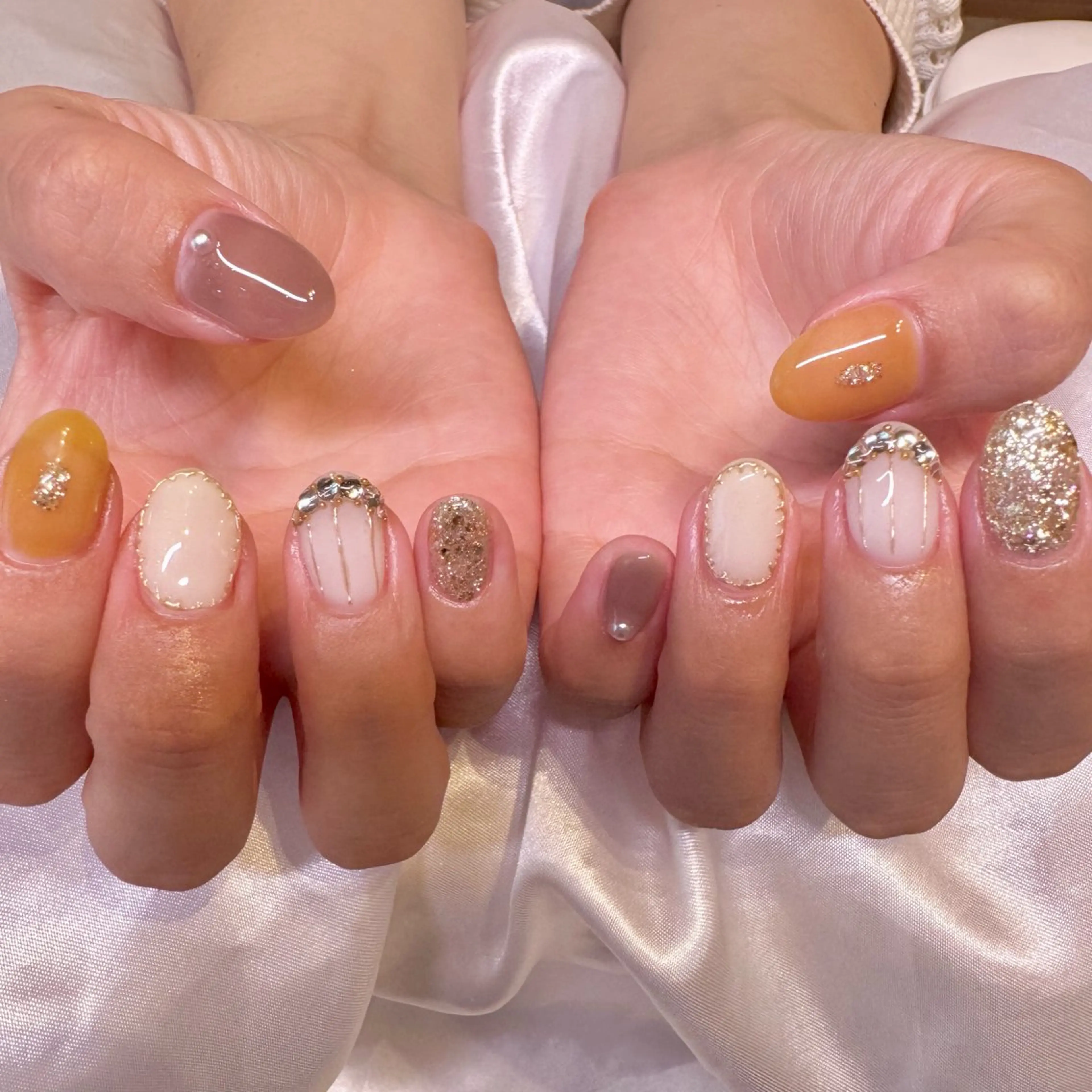ネイル ニュアンスネイル ハンドネイル nail salon e'mu💐のネイルデザイン