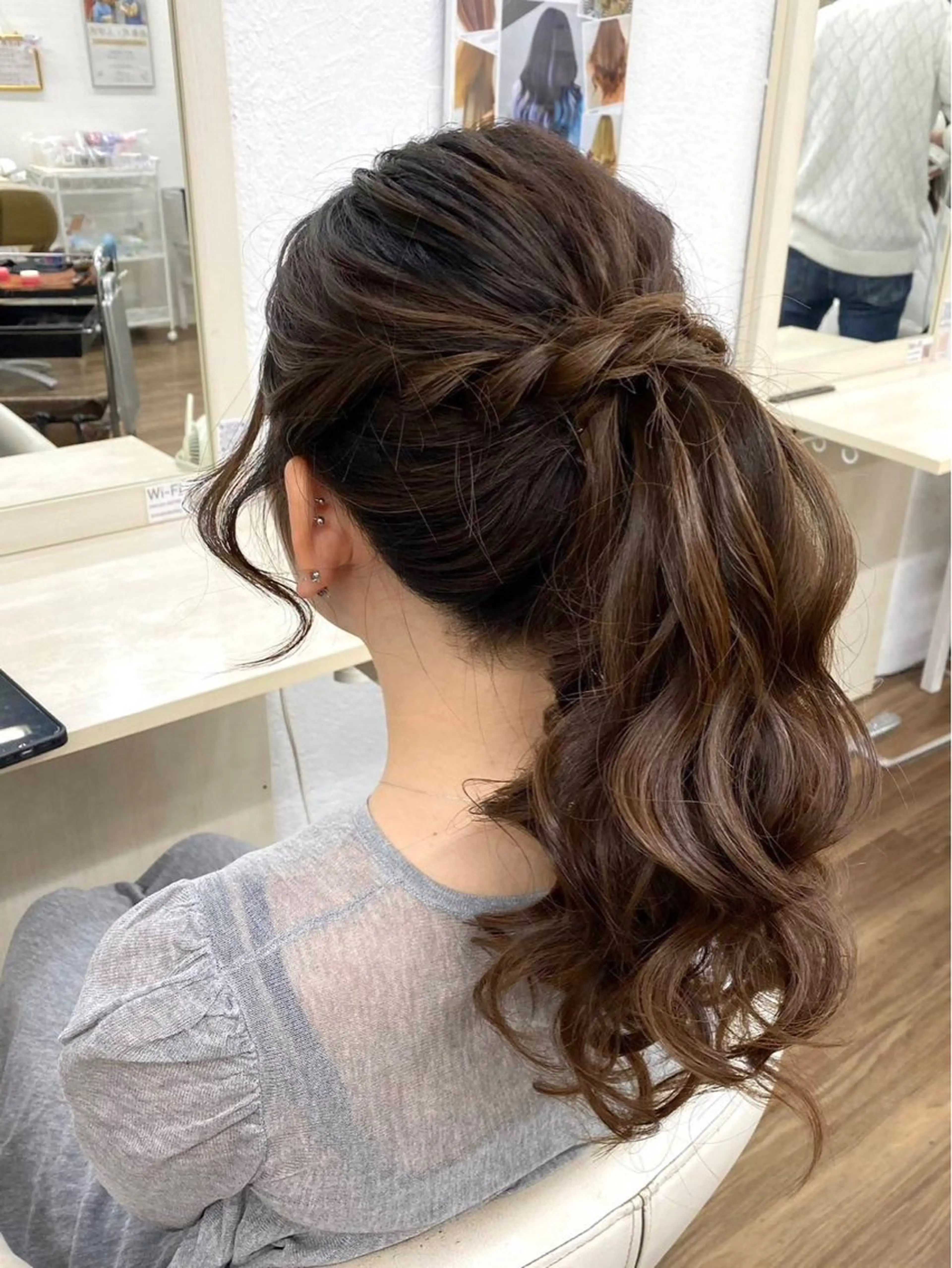 ヘアセット GLOSS 心斎橋 山上のヘアスタイル