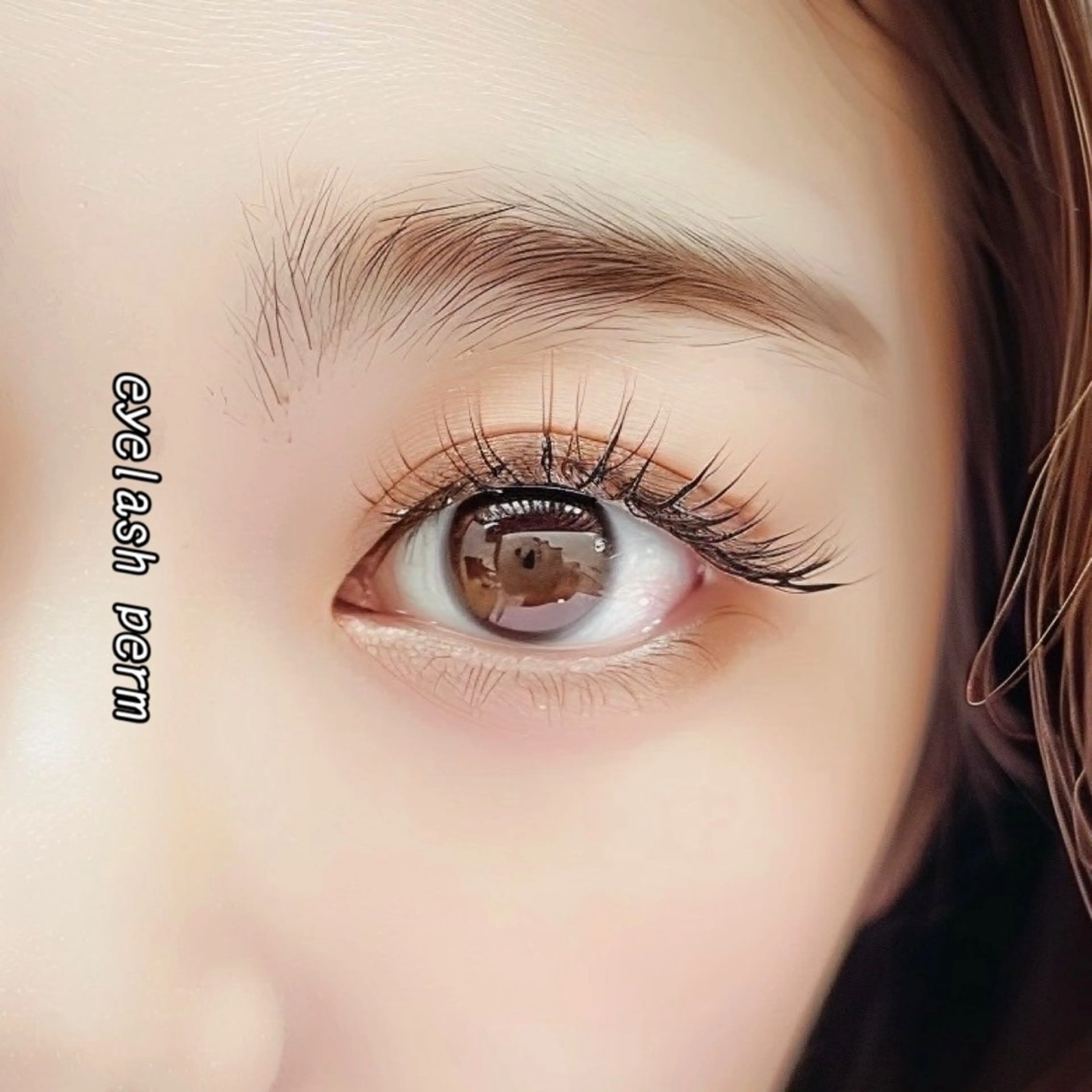 マツエク・マツパ マツパ 艶髪カラー💙ྀི/ アイ兼任👀/ミナルのマツエク・マツパデザイン