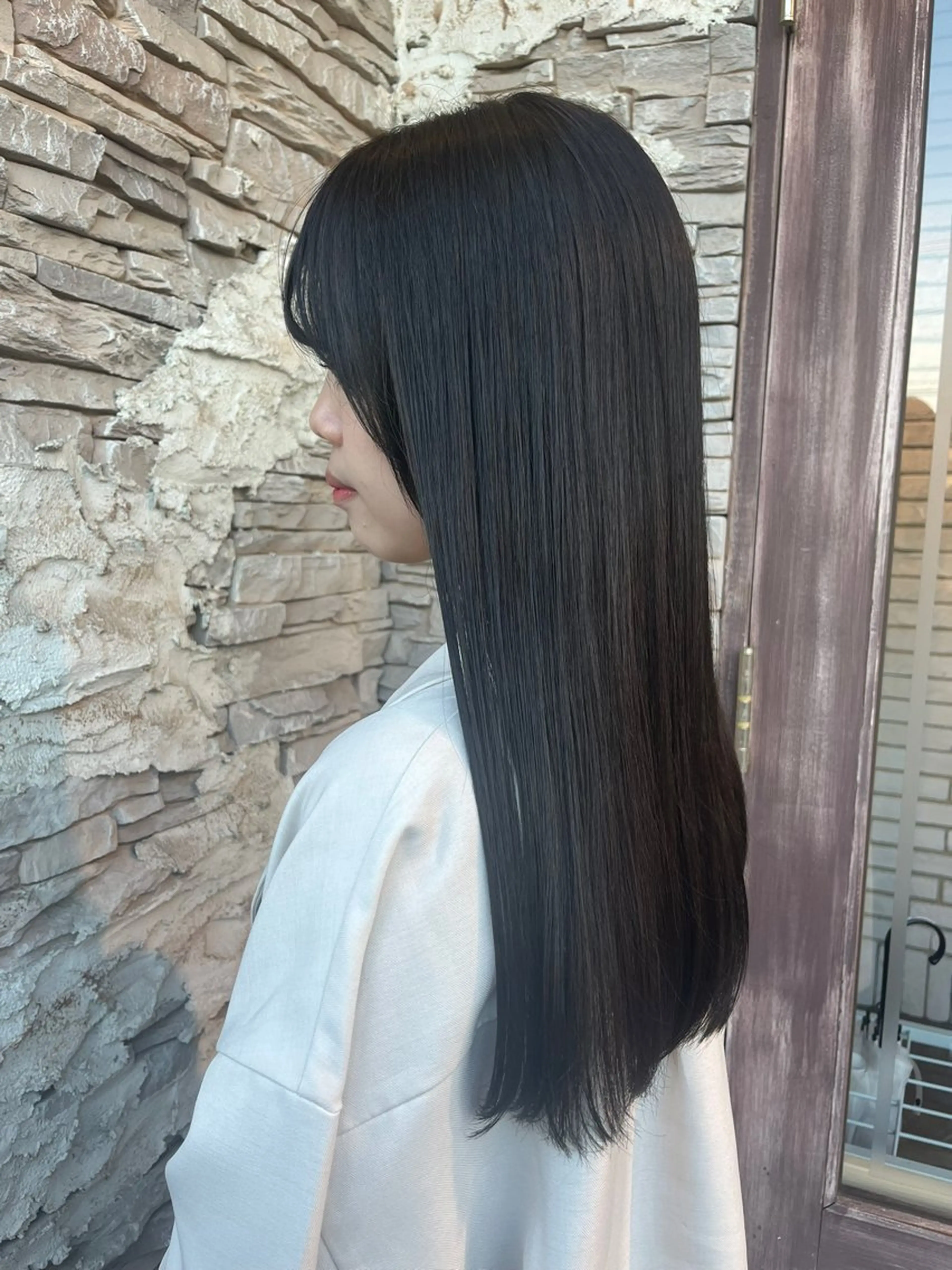 ロング カラー 森 理音のヘアスタイル