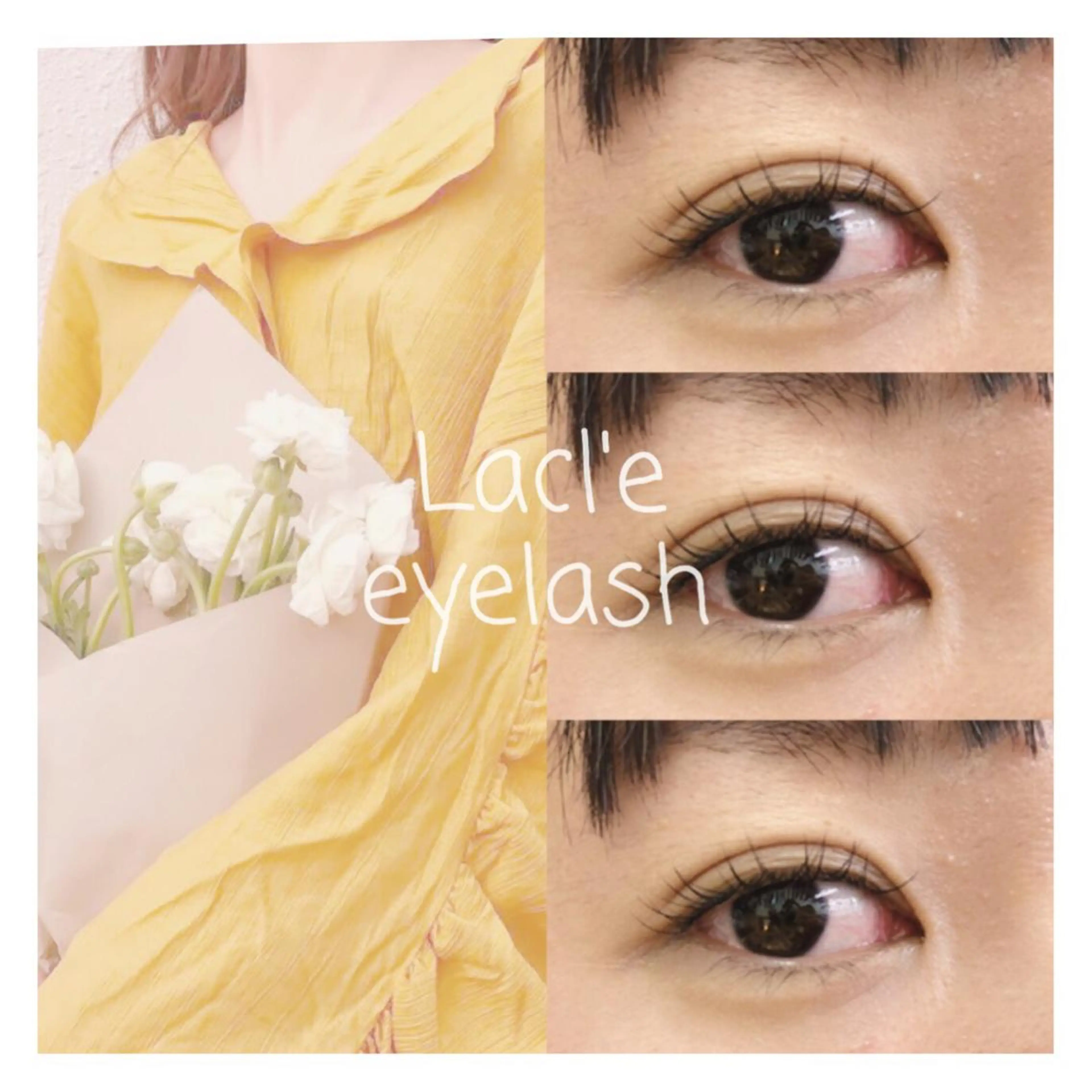 マツエク・マツパ 束感まつ毛 ナチュラル セーブル マツエク Lacl'e hitomiの眉毛・アイブロウイメージ