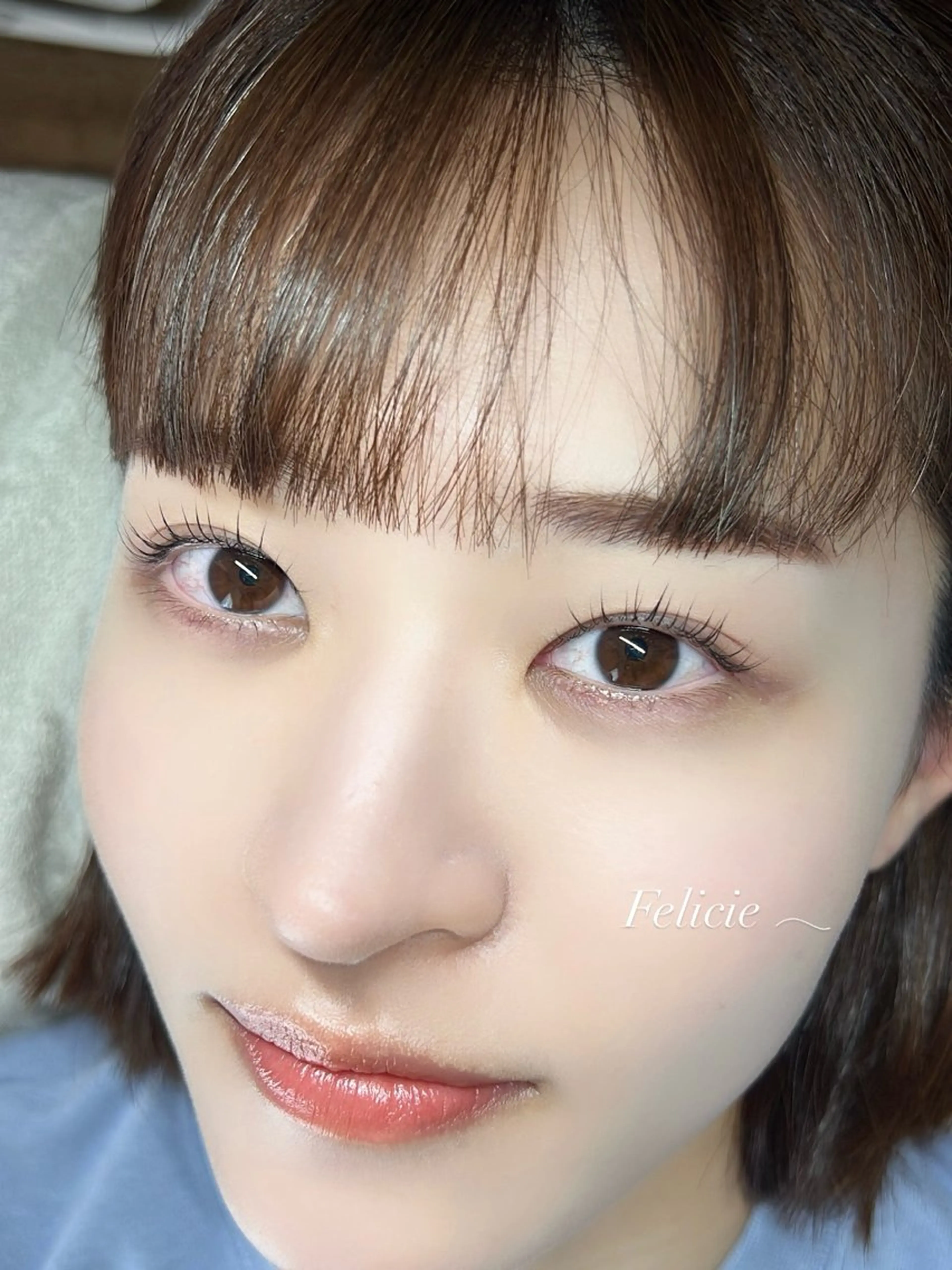 マツエク・マツパ パリジェンヌラッシュリフト マツパ Felicie＊ Sayakaのマツエク・マツパデザイン