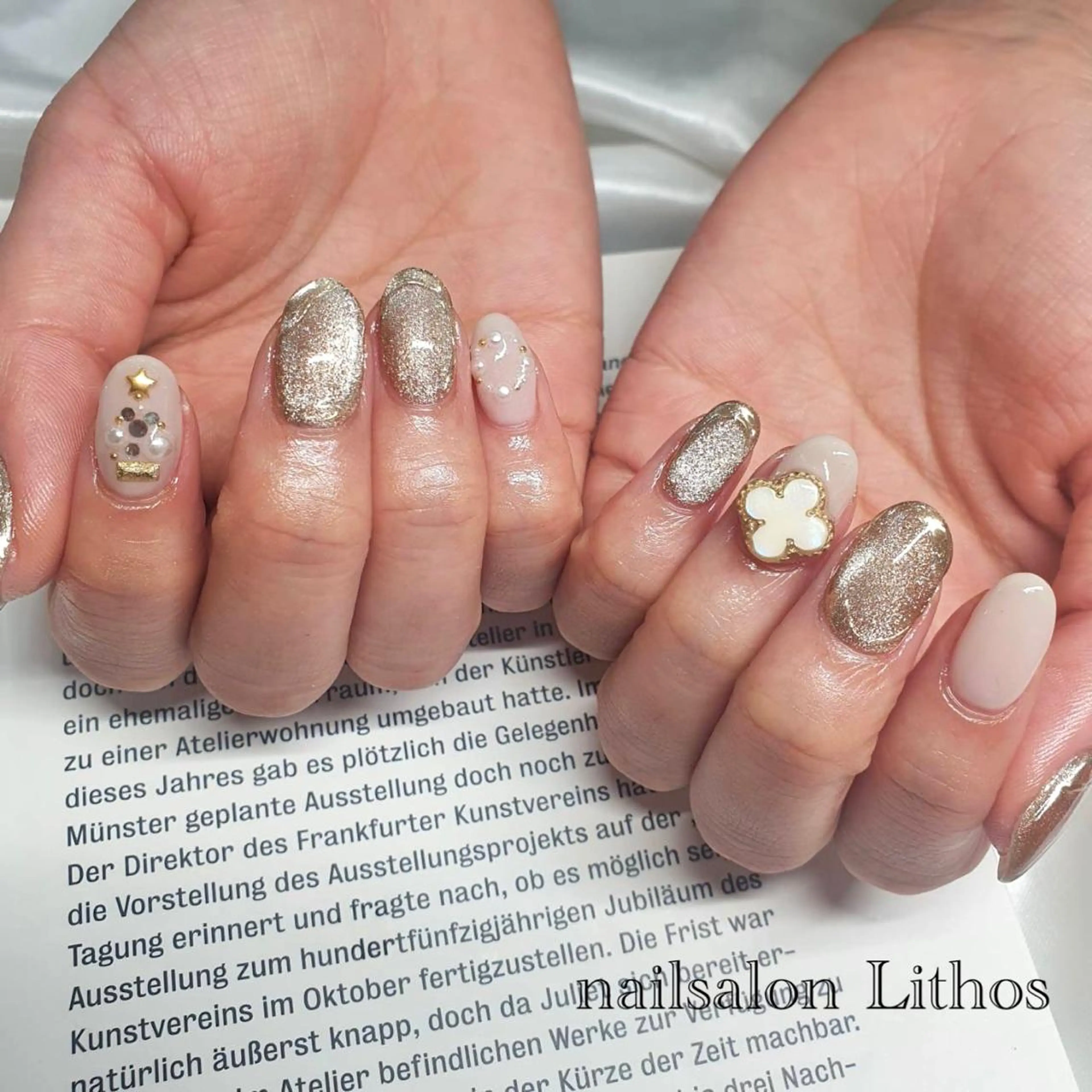 ネイル ハンドネイル nailsalon Lithos所属・nailsalon Recontreのネイルデザイン