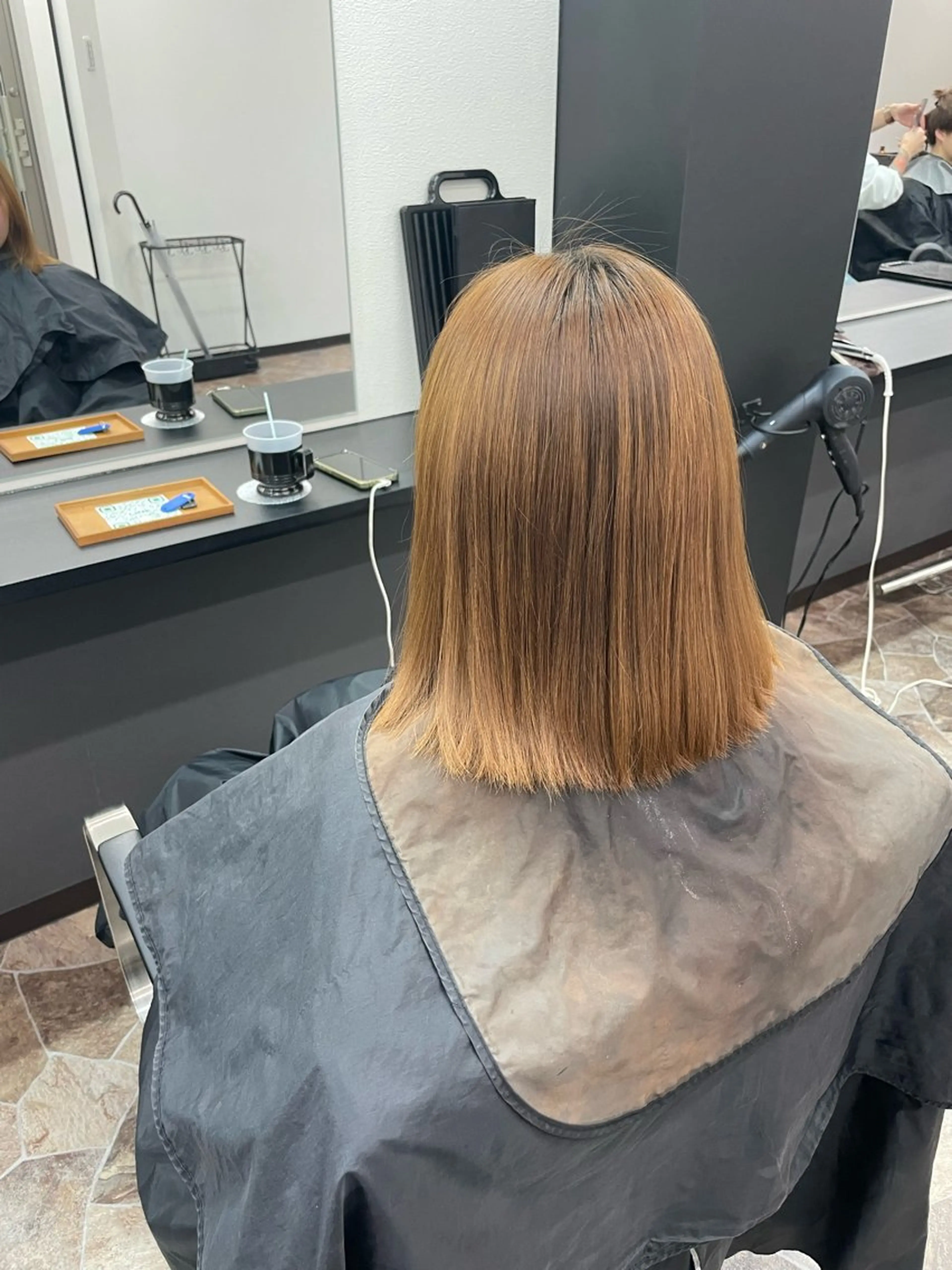 セミロング パーマ COEUR🌟 山崎 朋也のヘアスタイル