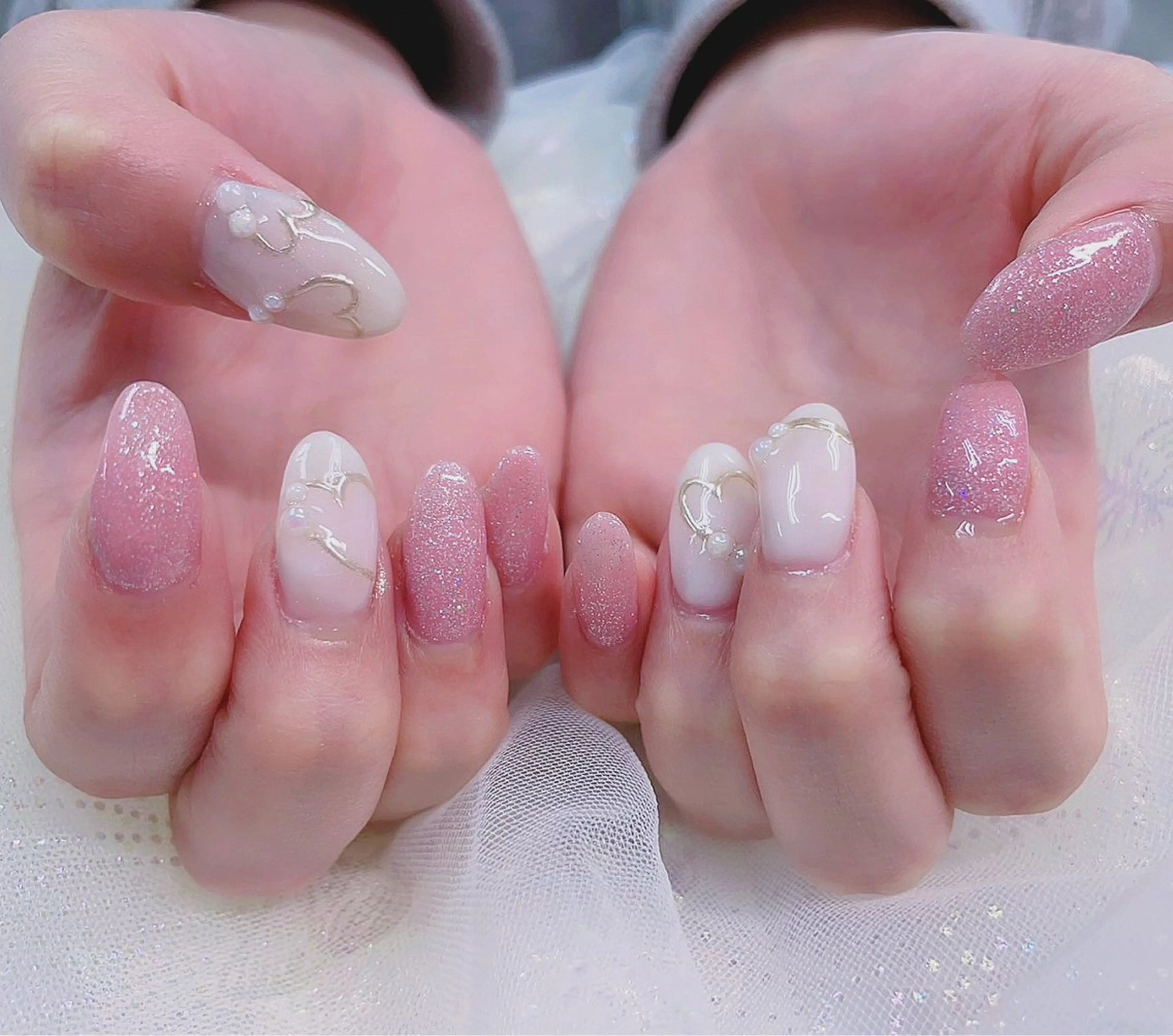 ネイル パーツ全部¥110 サロンミミのネイルデザイン