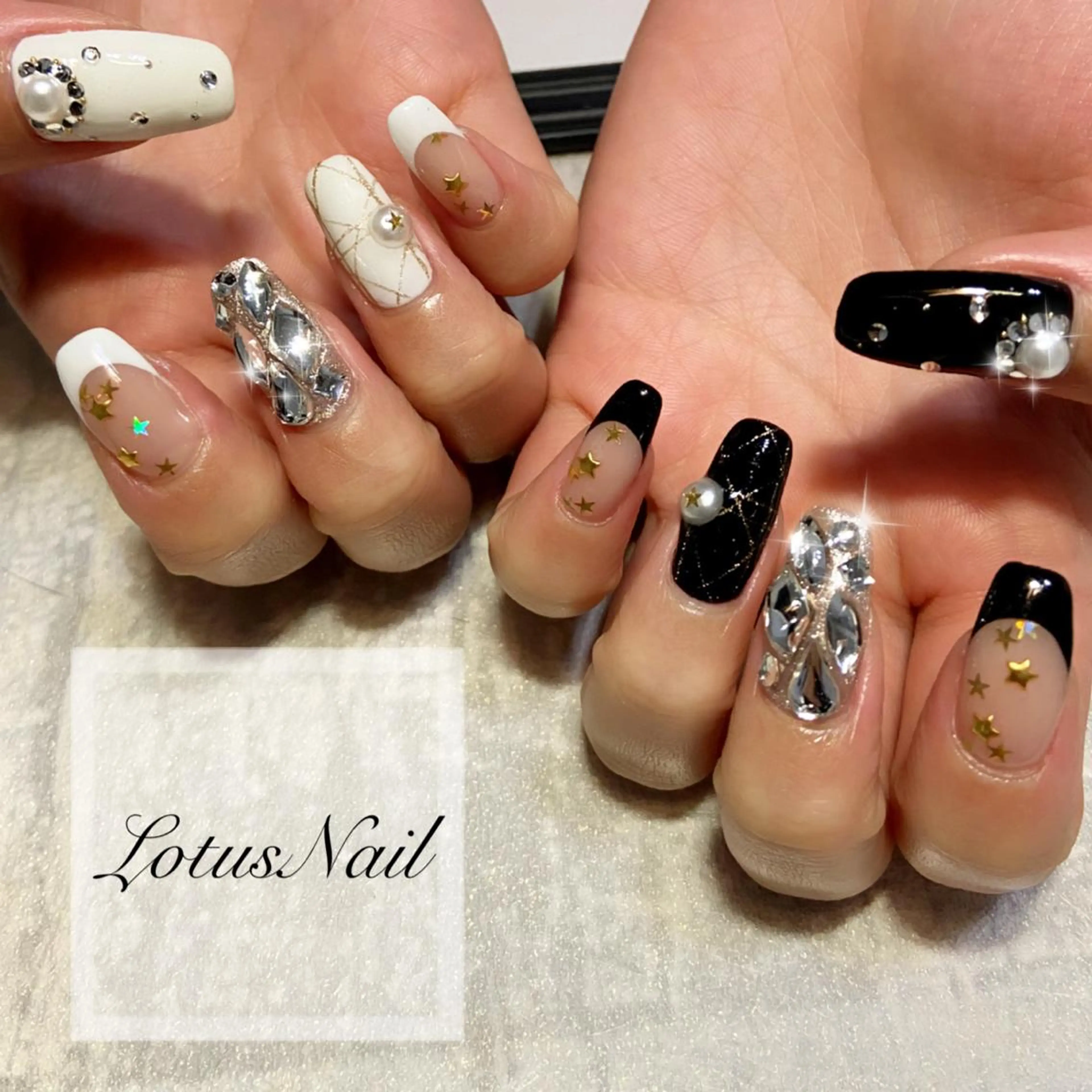 ネイル ジェルネイル 冬ネイル ハンドネイル Lotus Nailのネイルデザイン