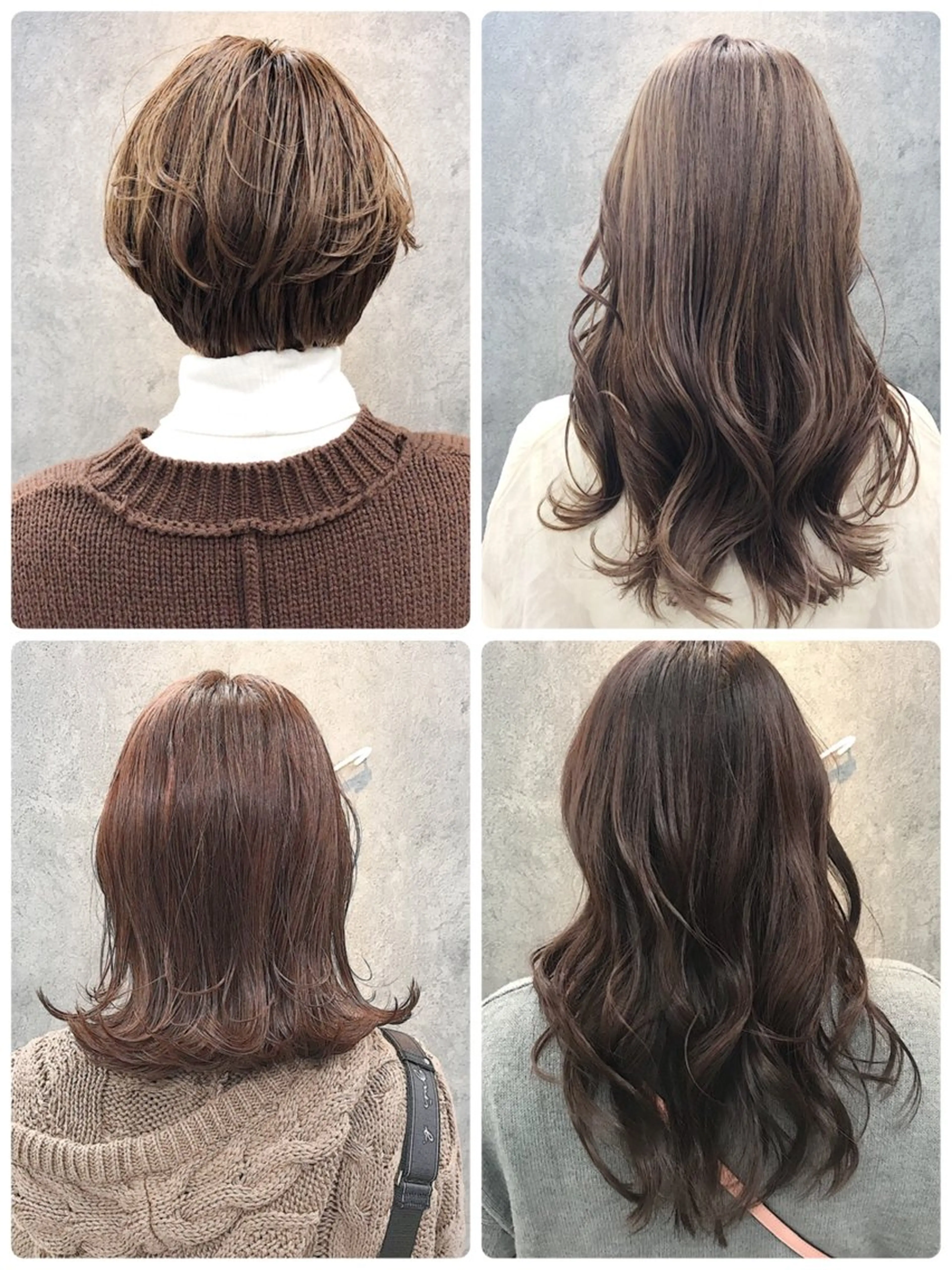ヘアカラー+カット+4ステップトリートメント¥13200の写真
