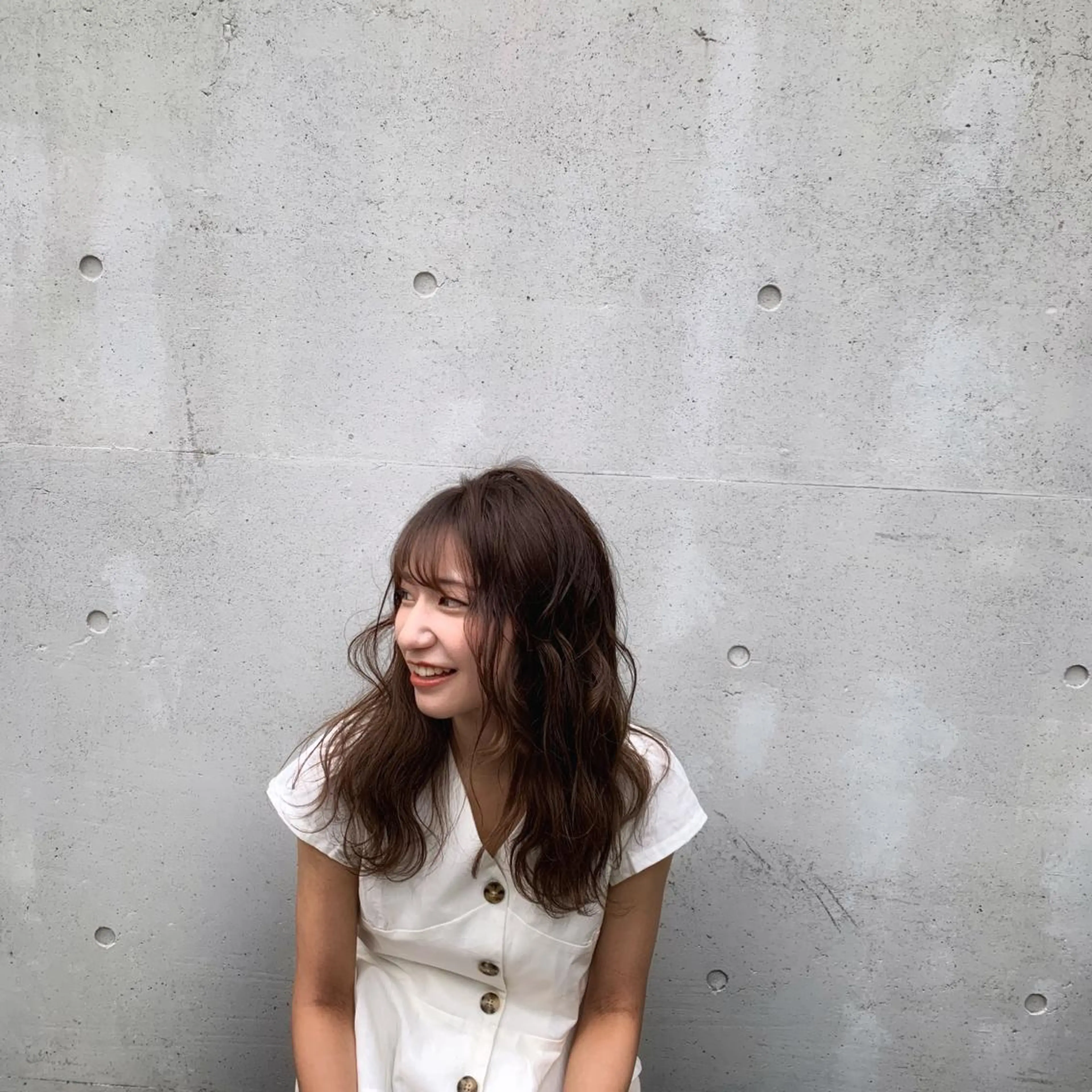 セミロング カラー パーマ ヘアアレンジ メンズ キッズ マツエク・マツパ Luela堅田所属・田中 裕士のヘアスタイル