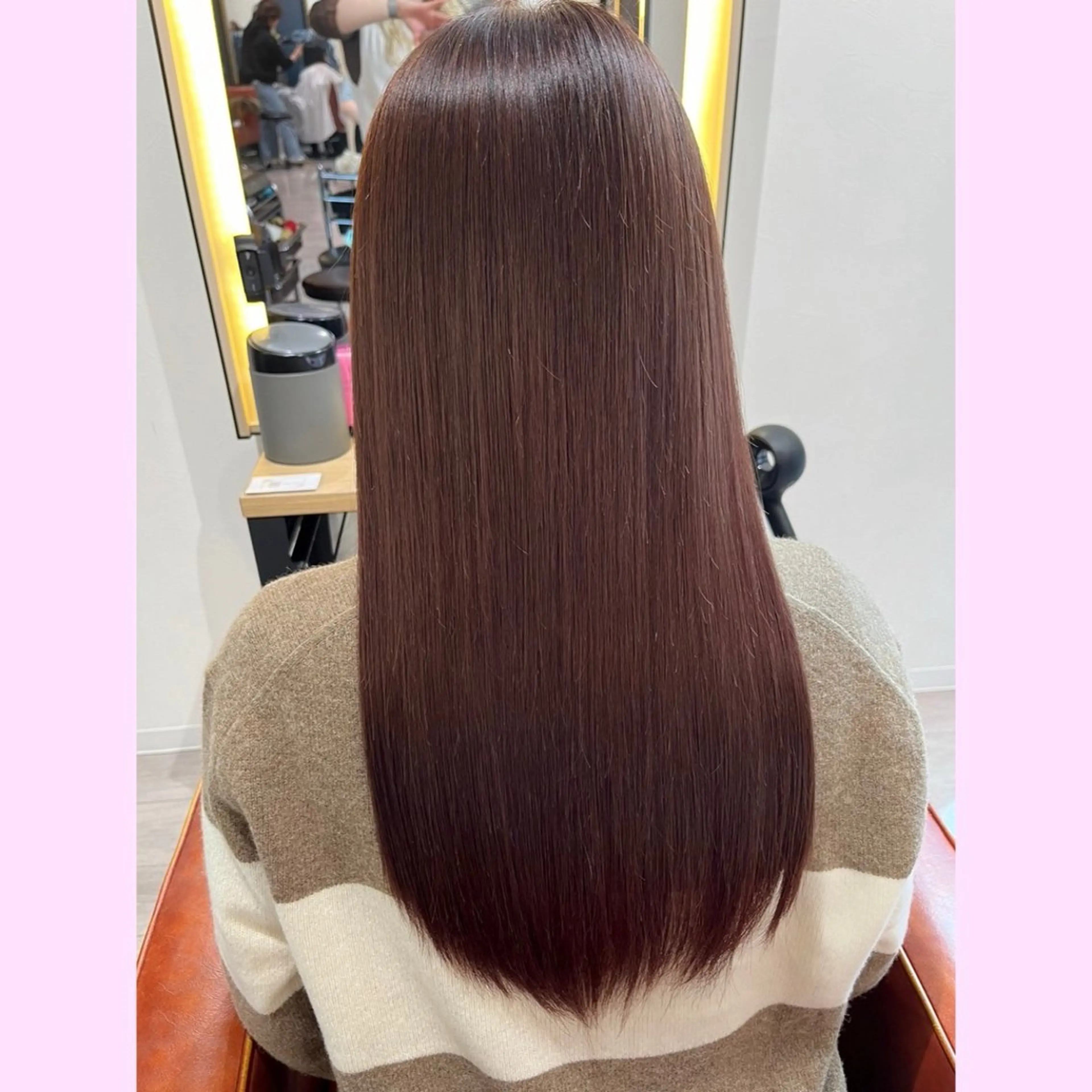 ブリーチ毛でもOK🙆‍♀️ダメージレス酸性ストレート✨の写真