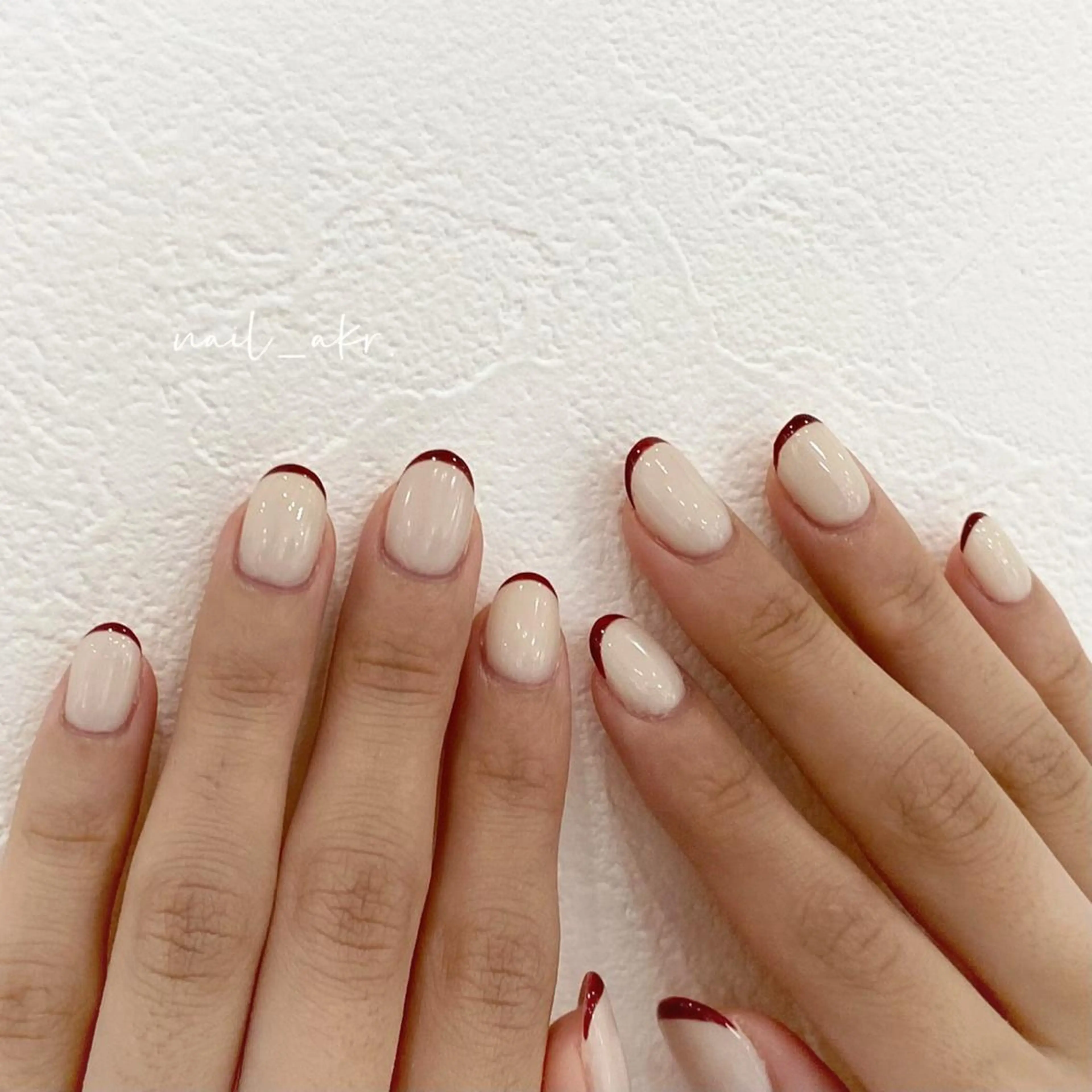 ネイル フレンチネイル nailAVANCE akariのネイルデザイン