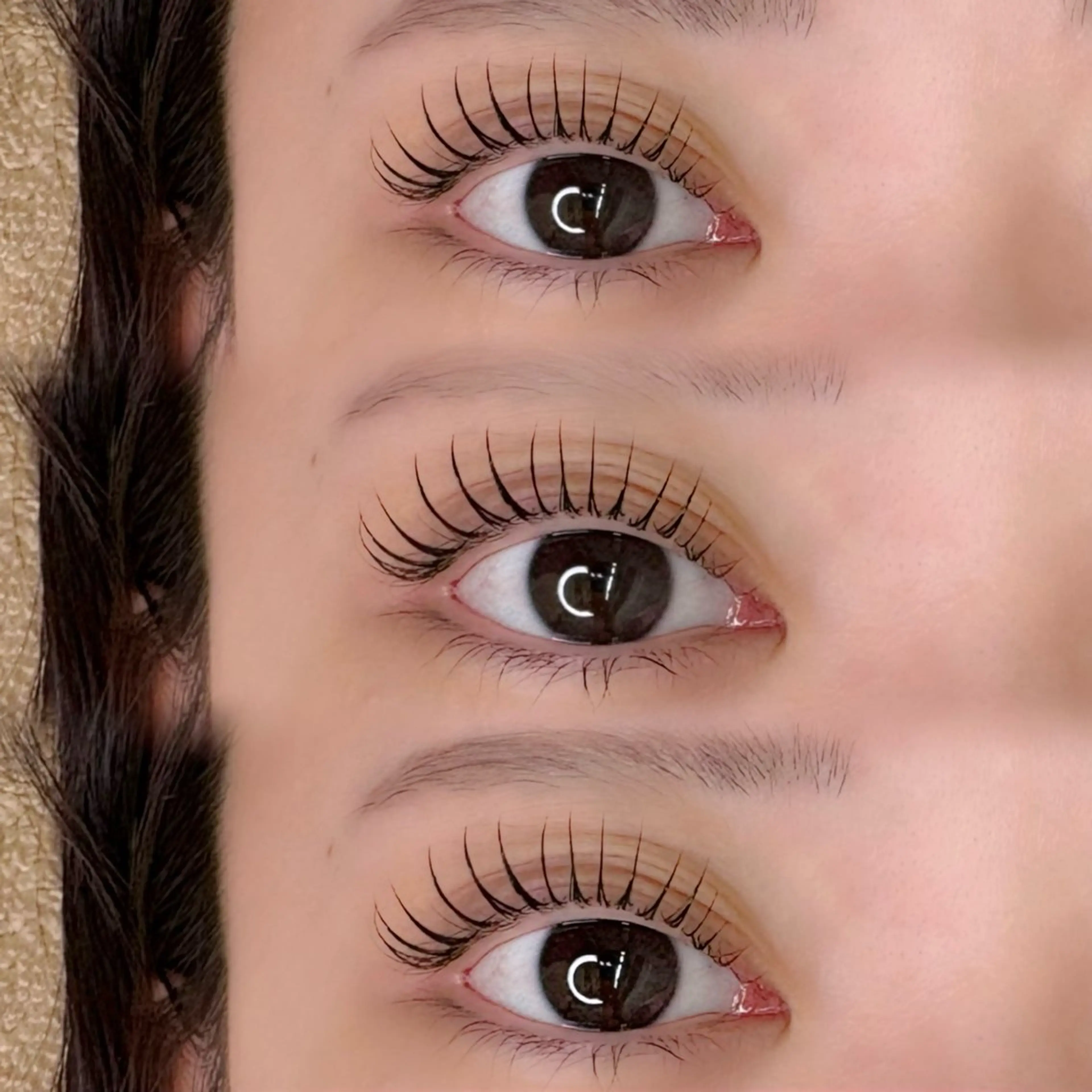 マツエク・マツパ 🎀銀座パリジェンヌ マツエクmomo🎀のマツエク・マツパデザイン