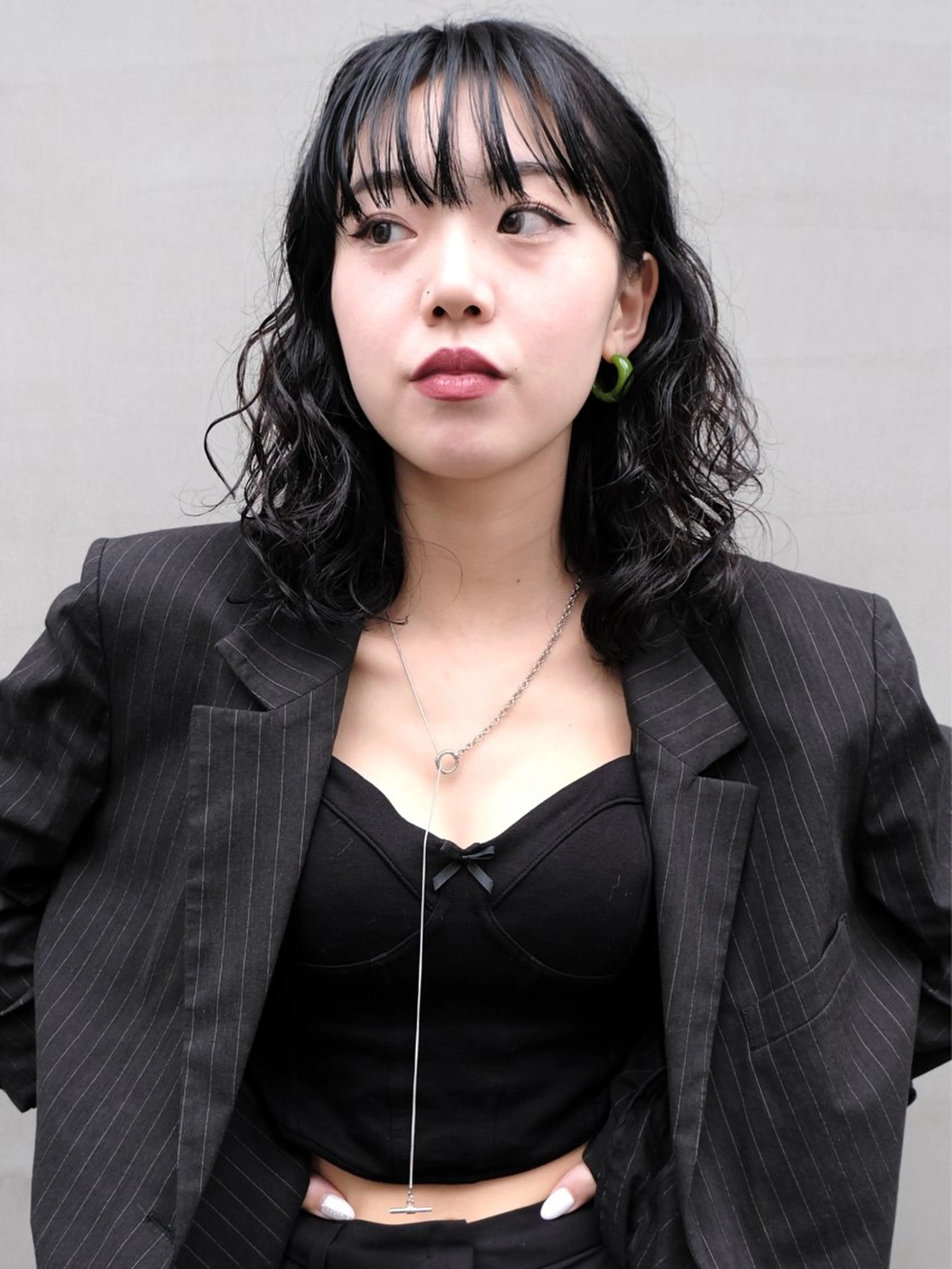 ミディアム カット パーマ トリートメント 矢場町/栄/上前津/ 佐藤祐希のヘアスタイル