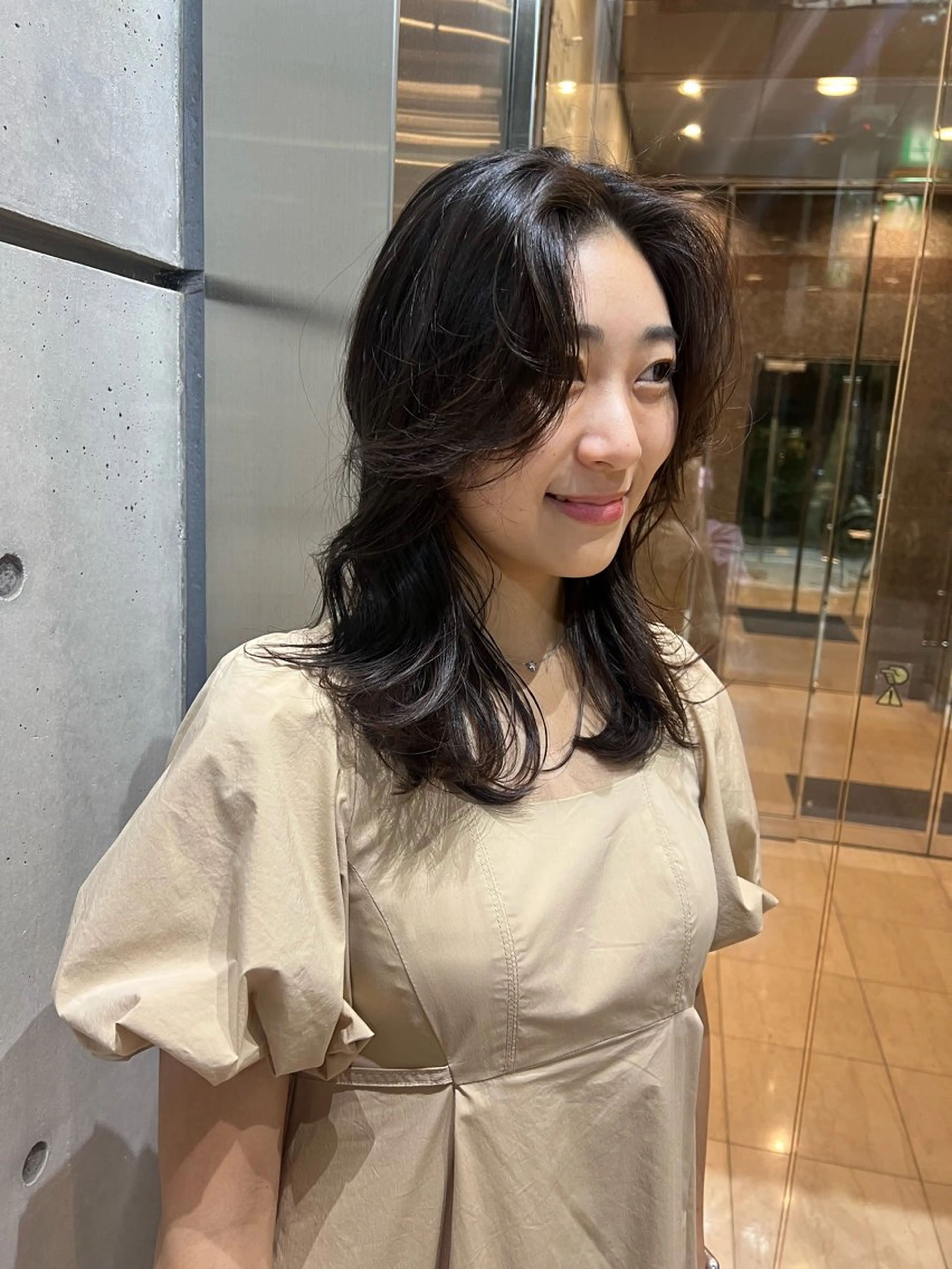 ロング レイヤーカット ロング 名古屋美容室 Sopiリナのヘアスタイル