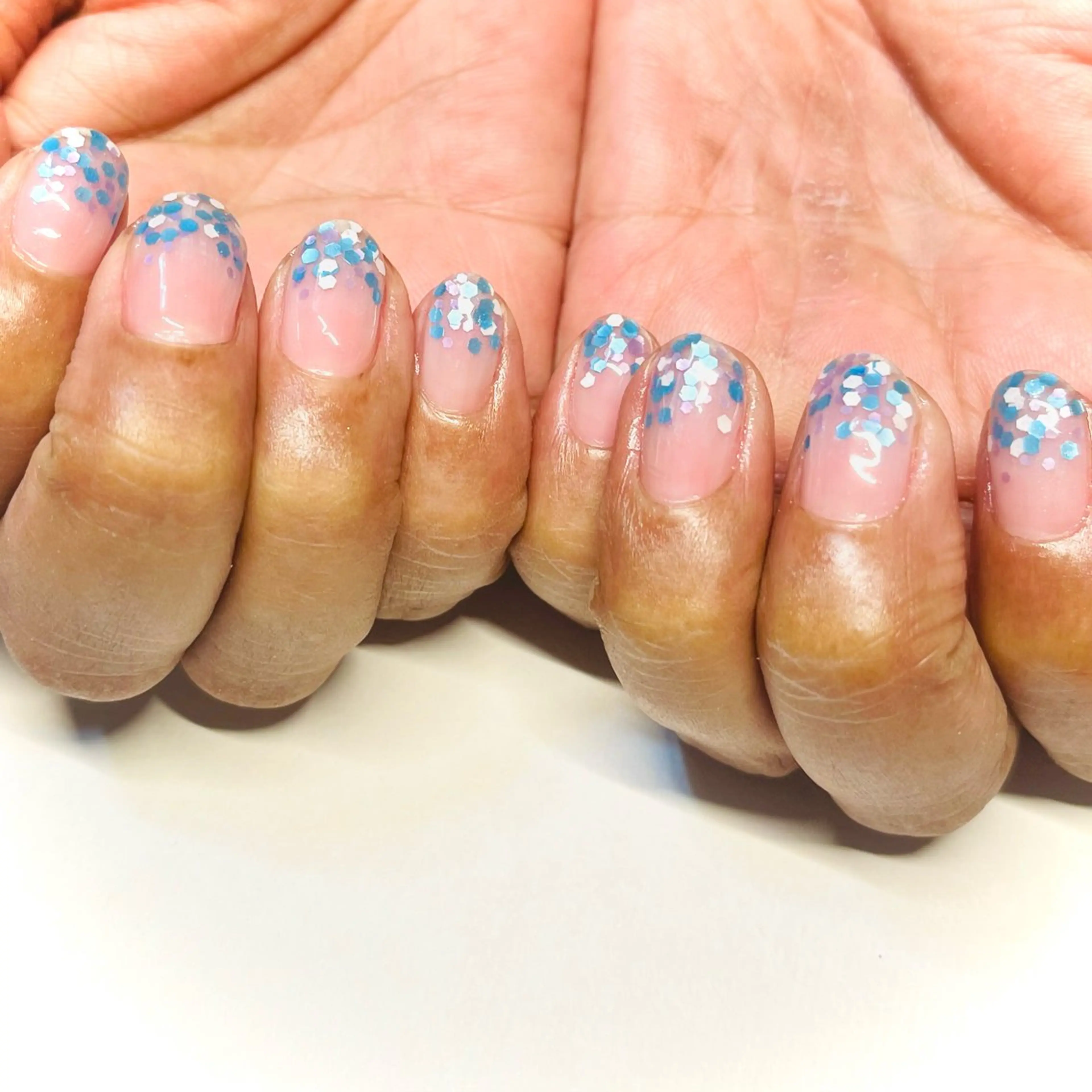 ネイル ラメ(グリッター) ラメグラデーション ILLO-art nail所属・ILLO mayoのネイルデザイン