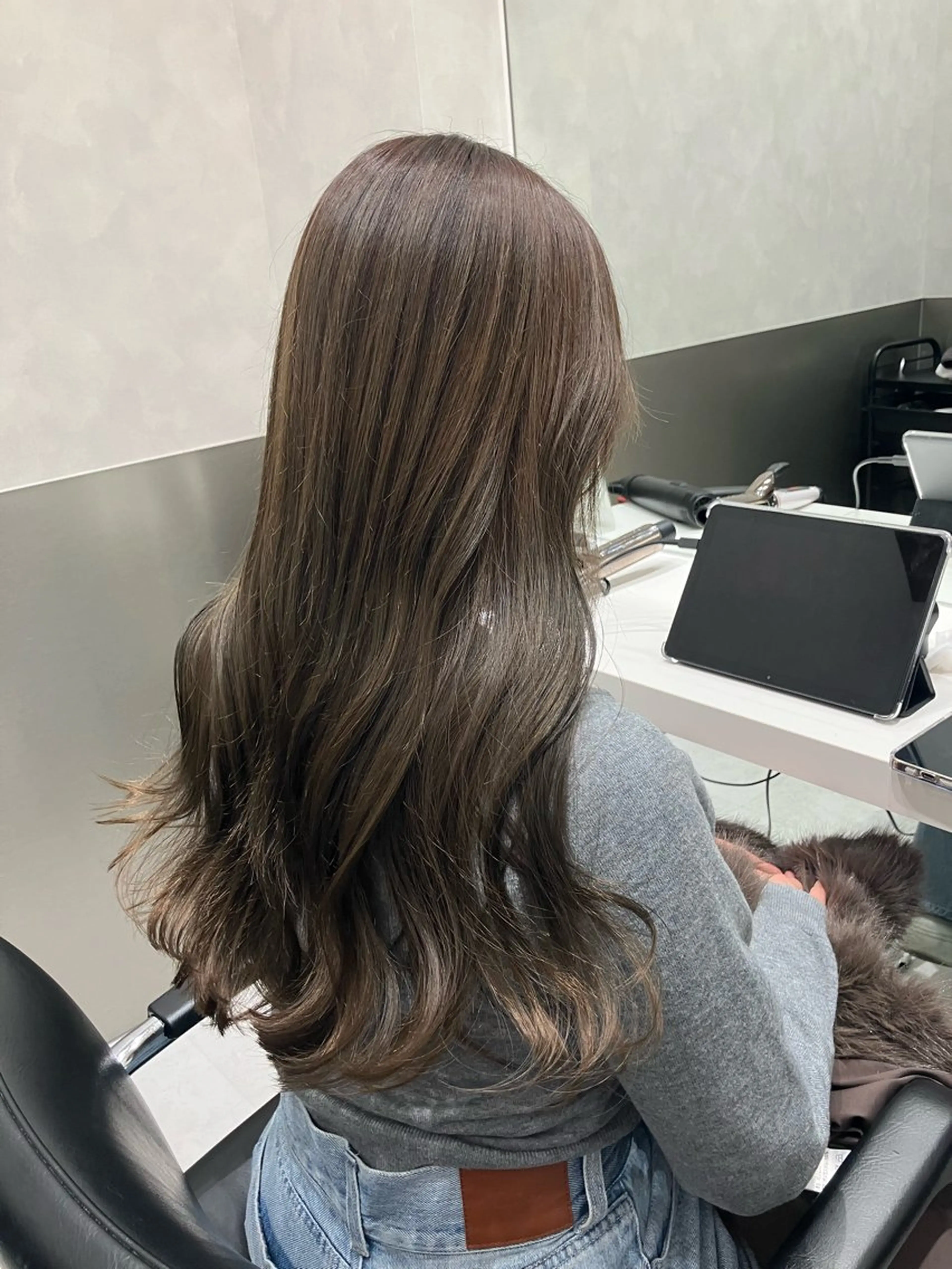 ロング カラー カット ヘアカラー トリートメント GO TODAY SHAIRE SALON原宿vita店舗所属・🩷完全マンツーマン 💖ASAHIのヘアスタイル