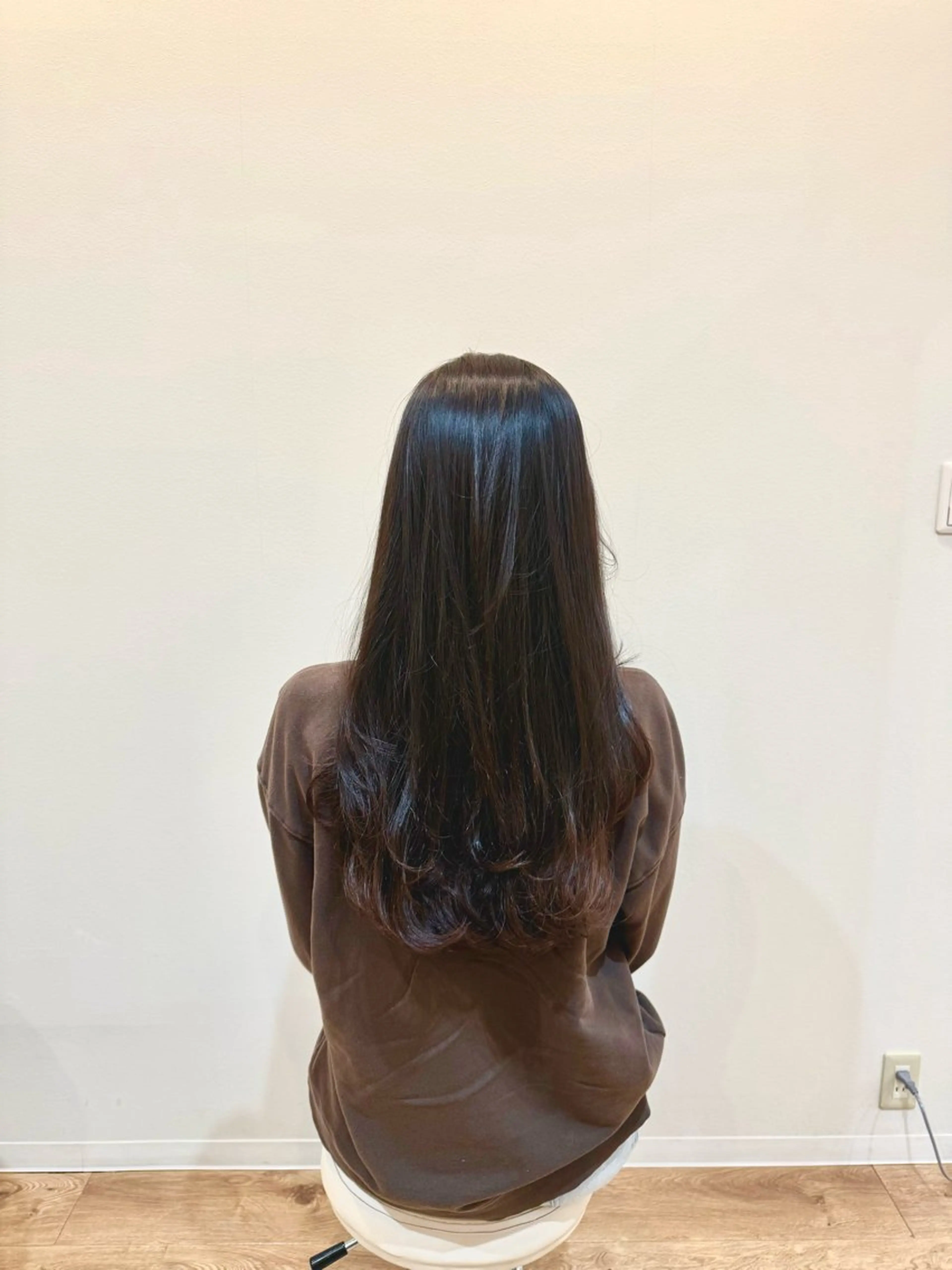 ロング レイヤーカット ナカマエ アイリのヘアスタイル