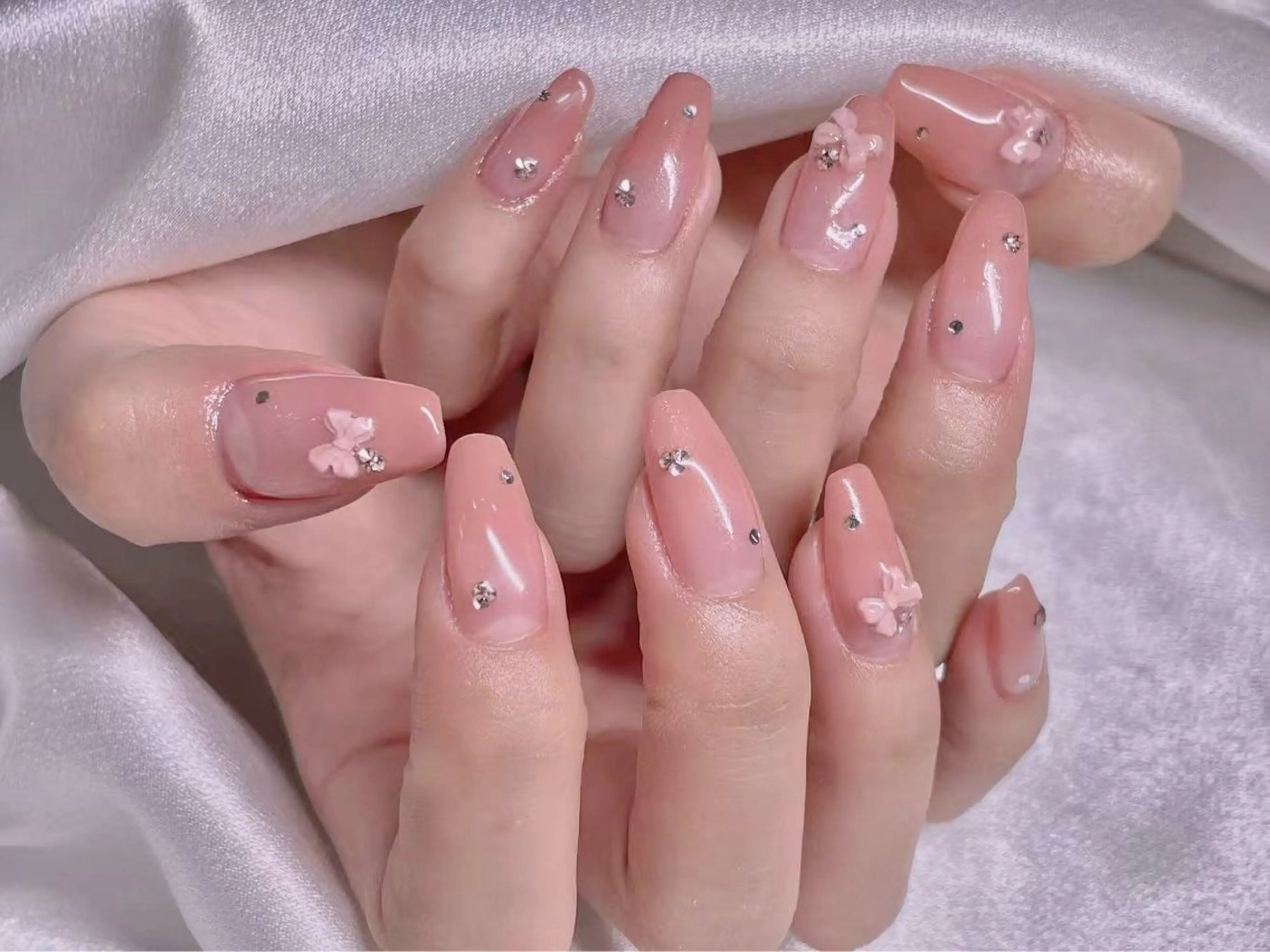 ネイル ハンドネイル 長さだし専門店 M2　rikaのネイルデザイン