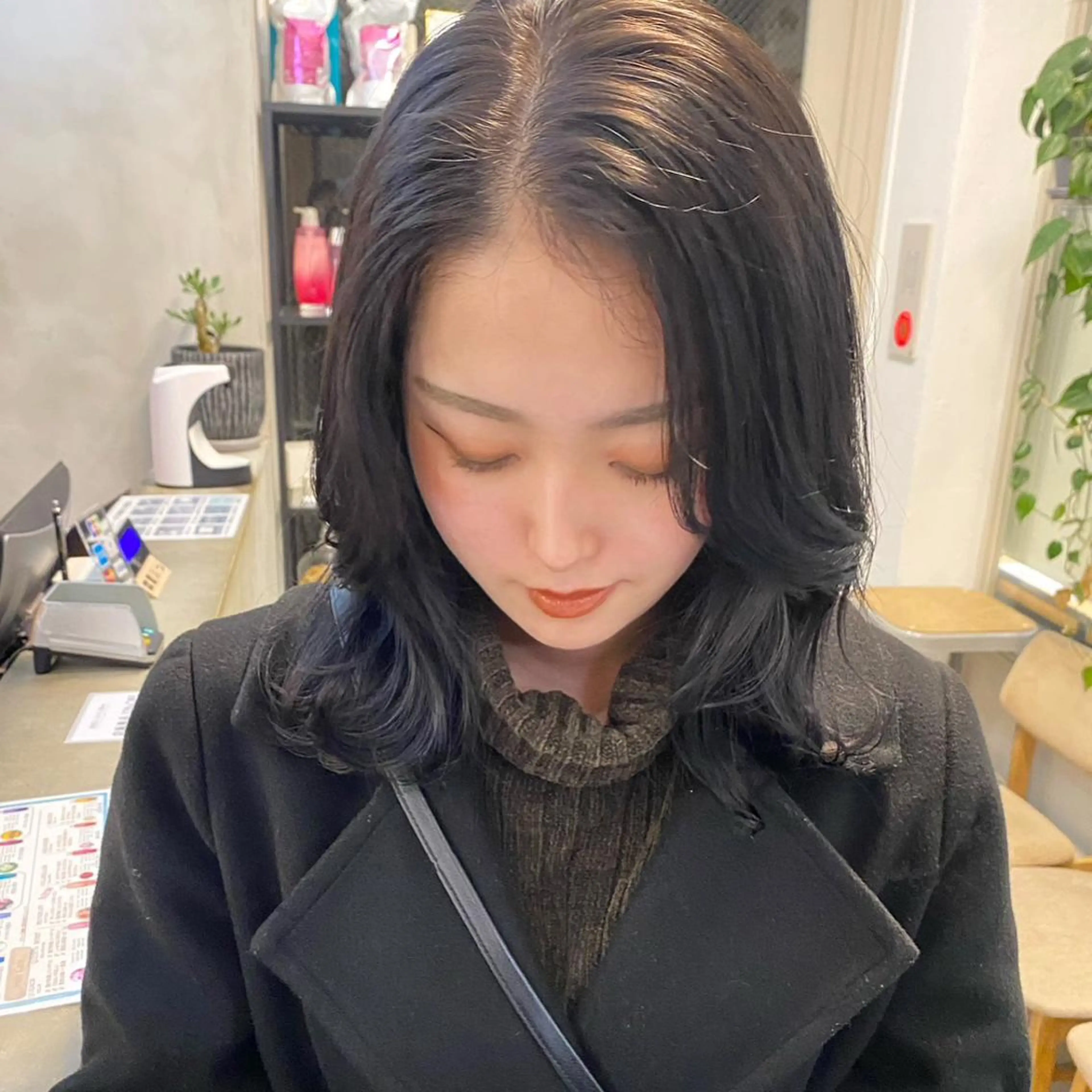 ミディアム カラー ヘアアレンジ 縮毛矯正/カラー ✨️Mariamuのヘアスタイル