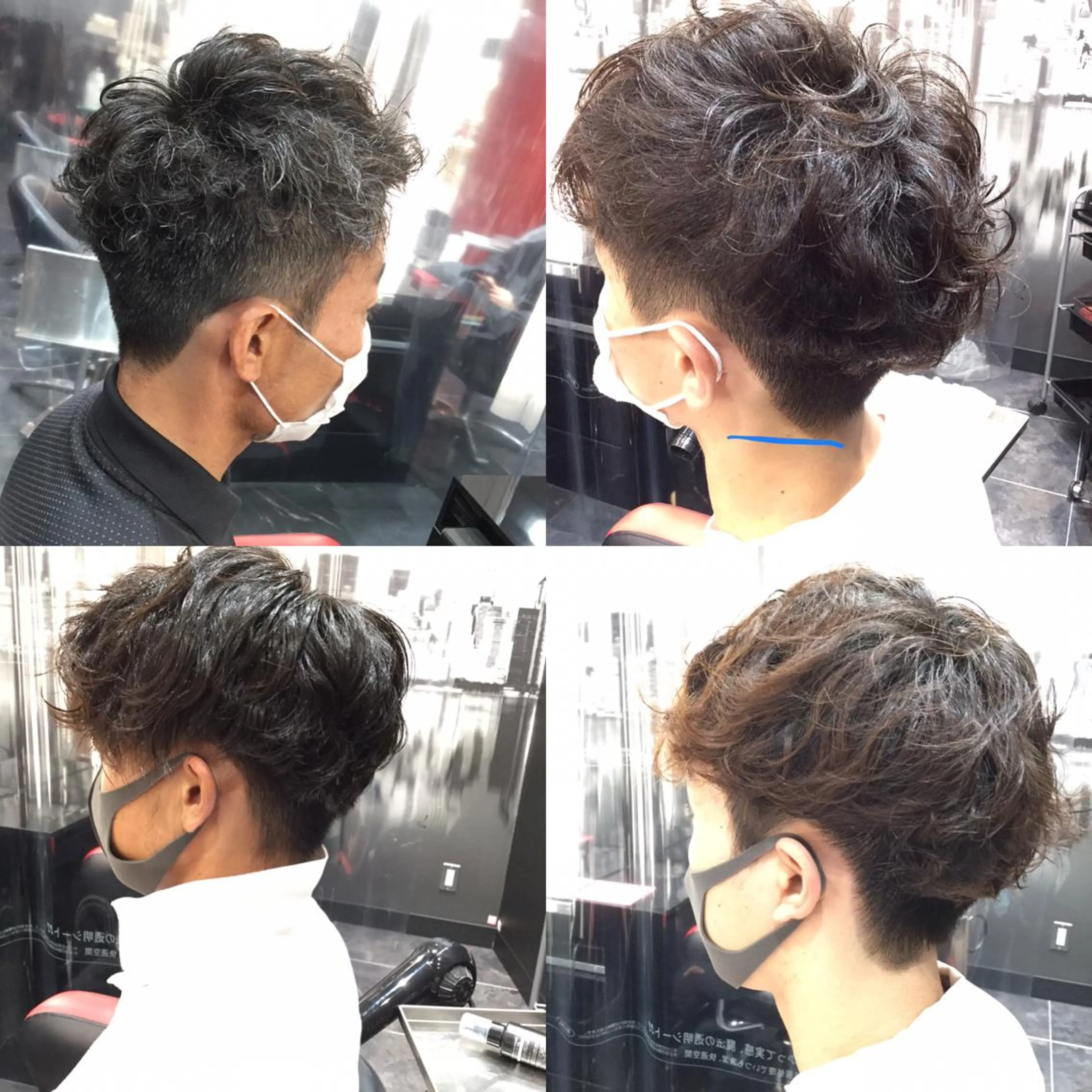 パーマ メンズ Annon プライベートサロンのヘアスタイル