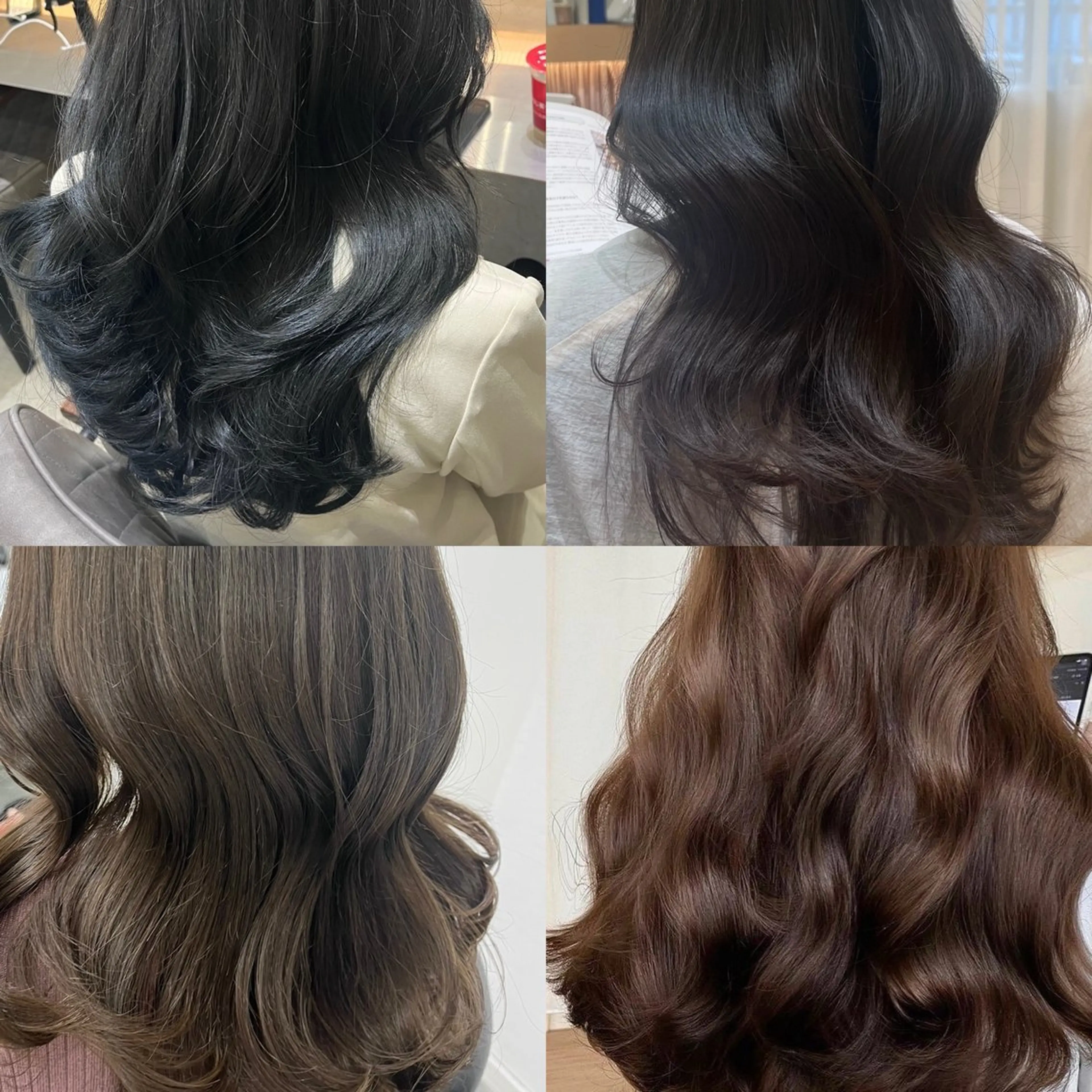 ミディアム 山崎/ボブ縮毛矯正 レイヤー髪質改善のヘアスタイル