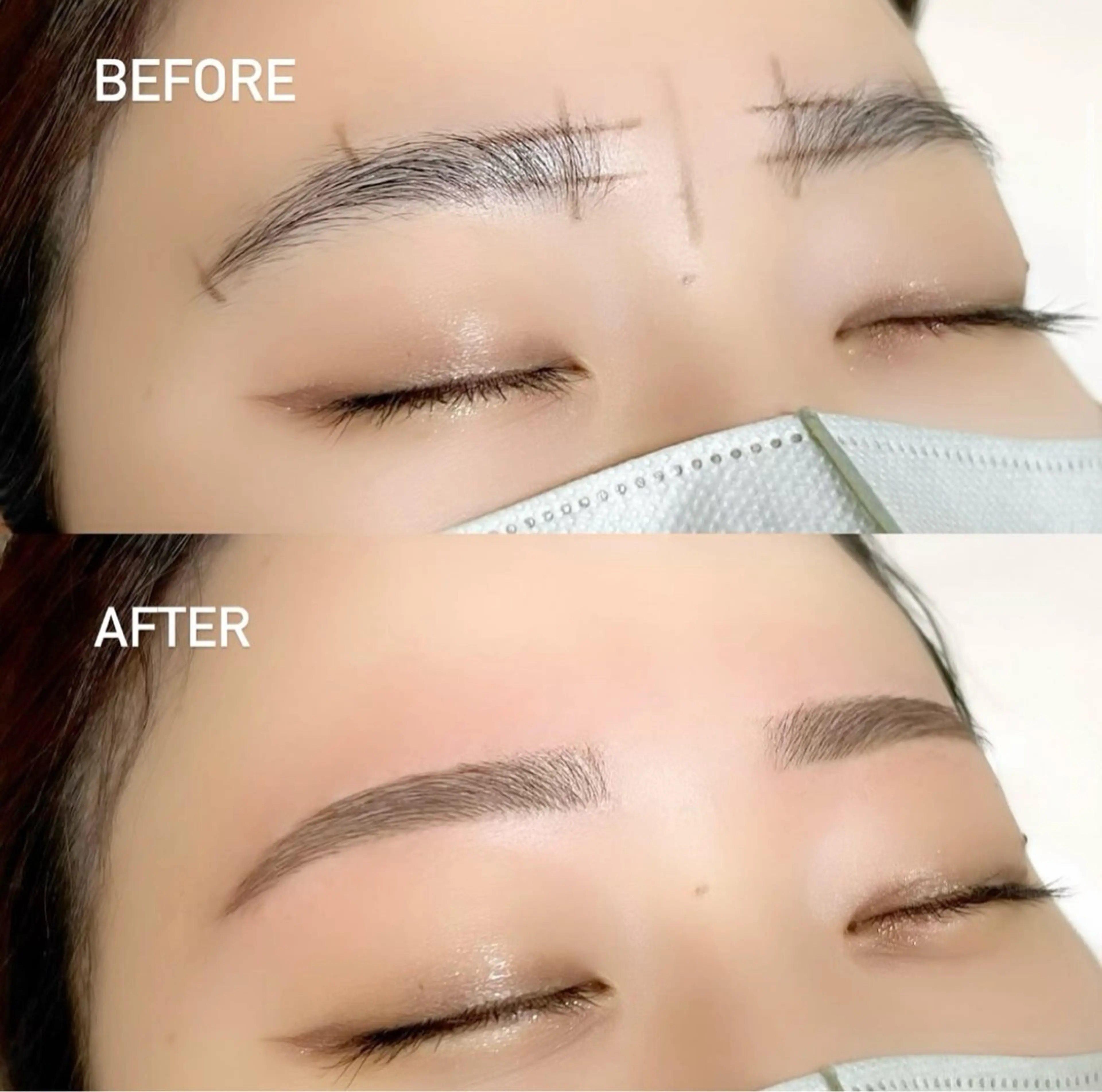 アイブロウ 眉毛ワックス脱毛 lil'Lab【リルラボ】所属・lil'Lab🎀 minamiのマツエク・マツパデザイン