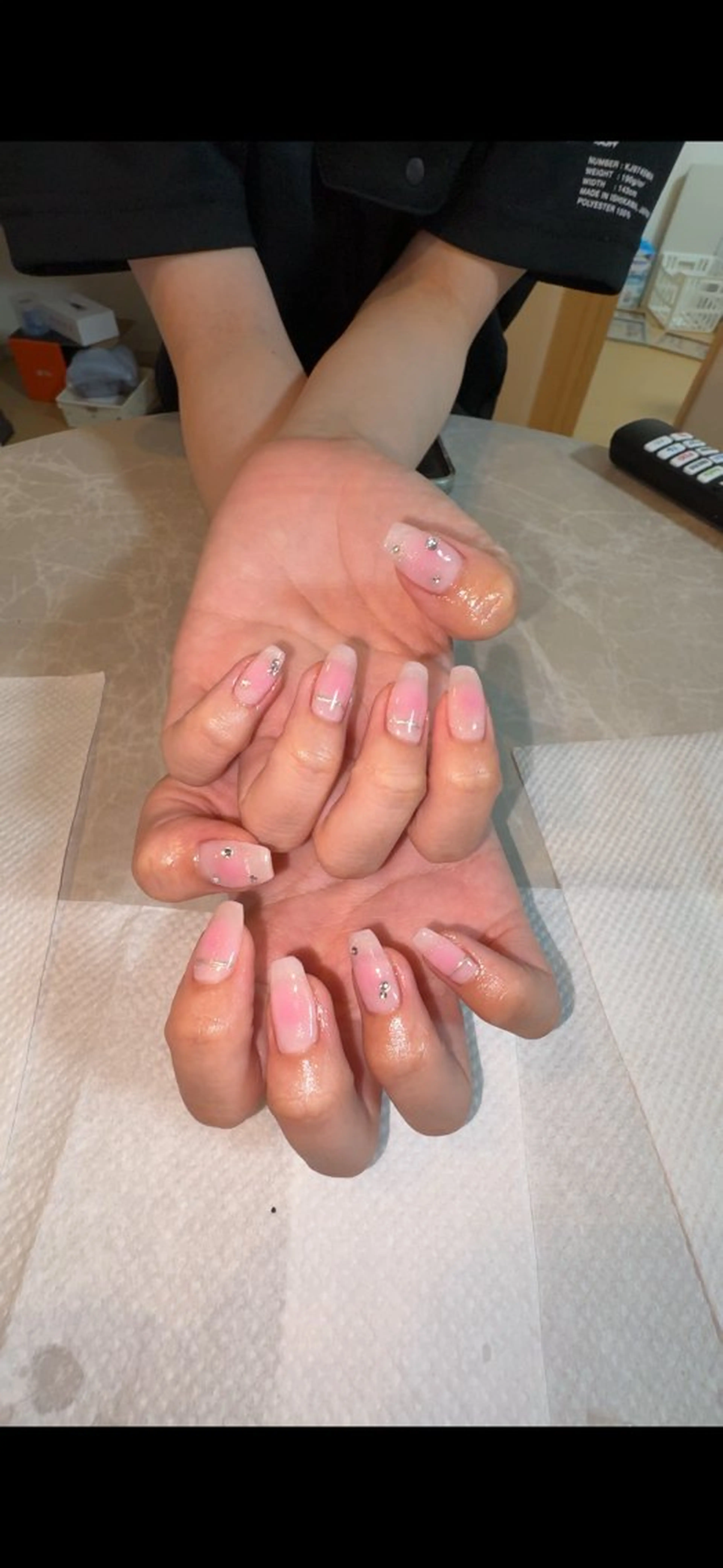 ネイル チークネイル フレンチネイル Lily Nailのネイルデザイン