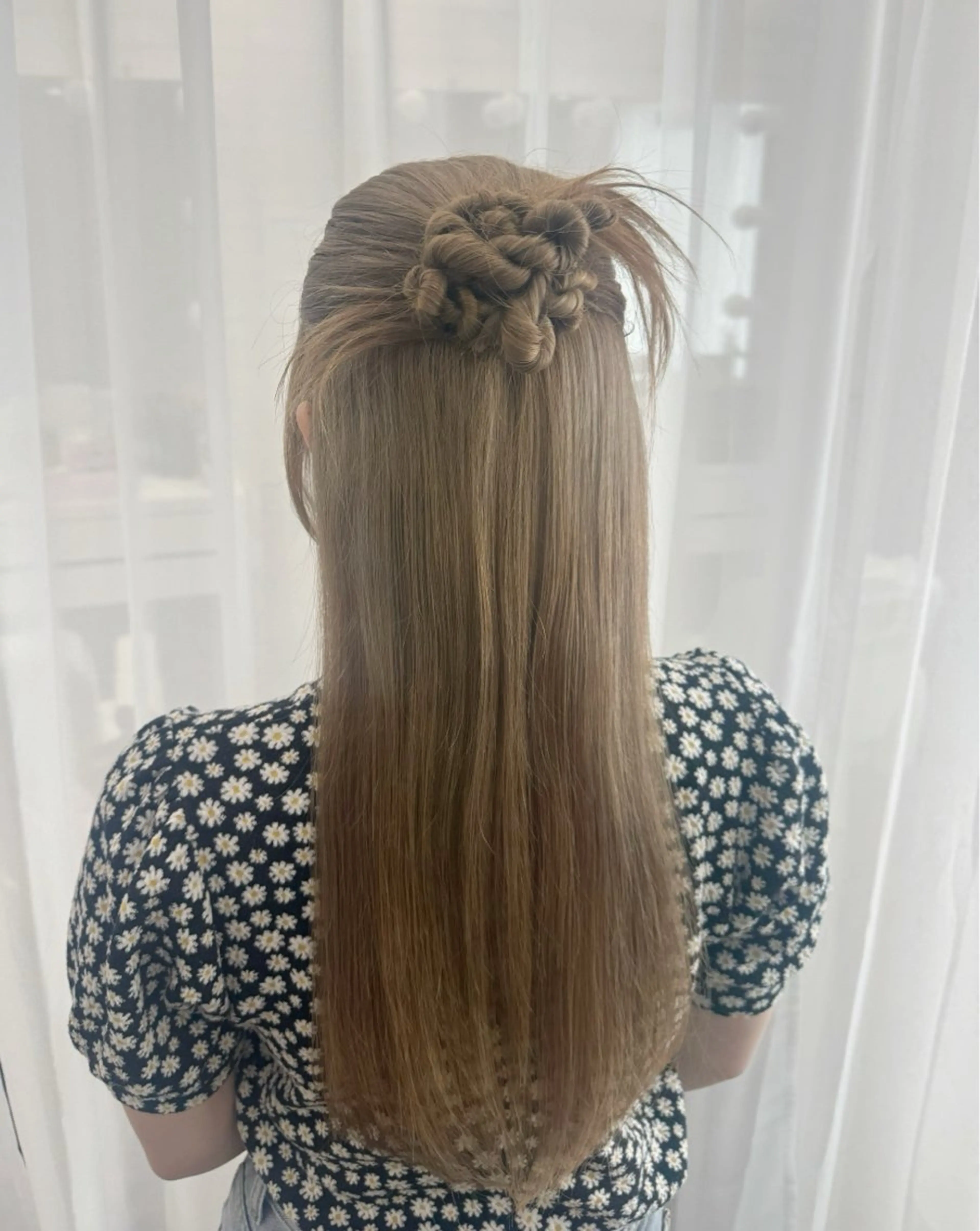 ハーフアップカチモリ🕊️🪞(土日+300/早朝料金10時から30分早くなるごとに+500円)の写真