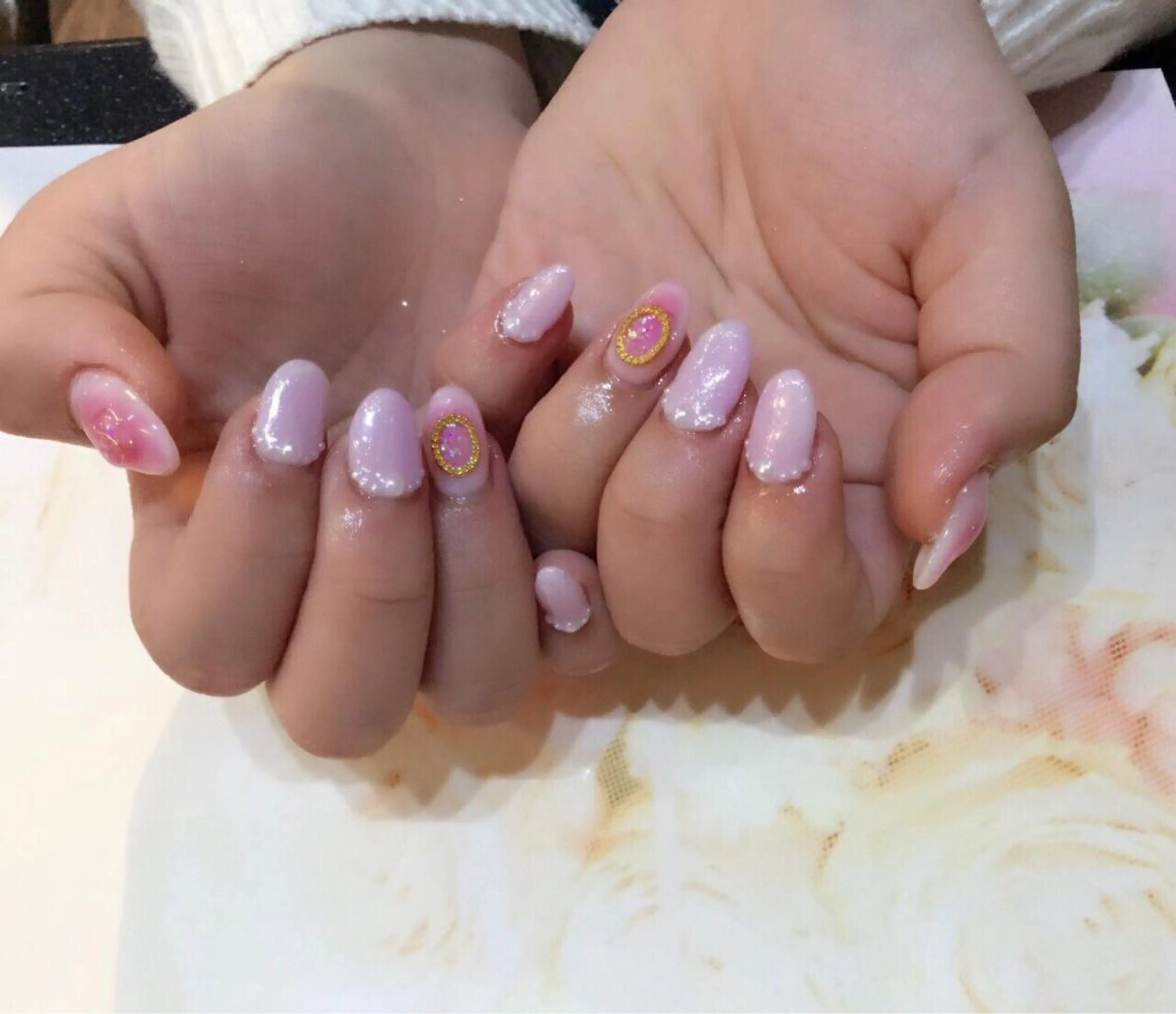 ネイル パステルネイル 春ネイル a yakaのネイルデザイン