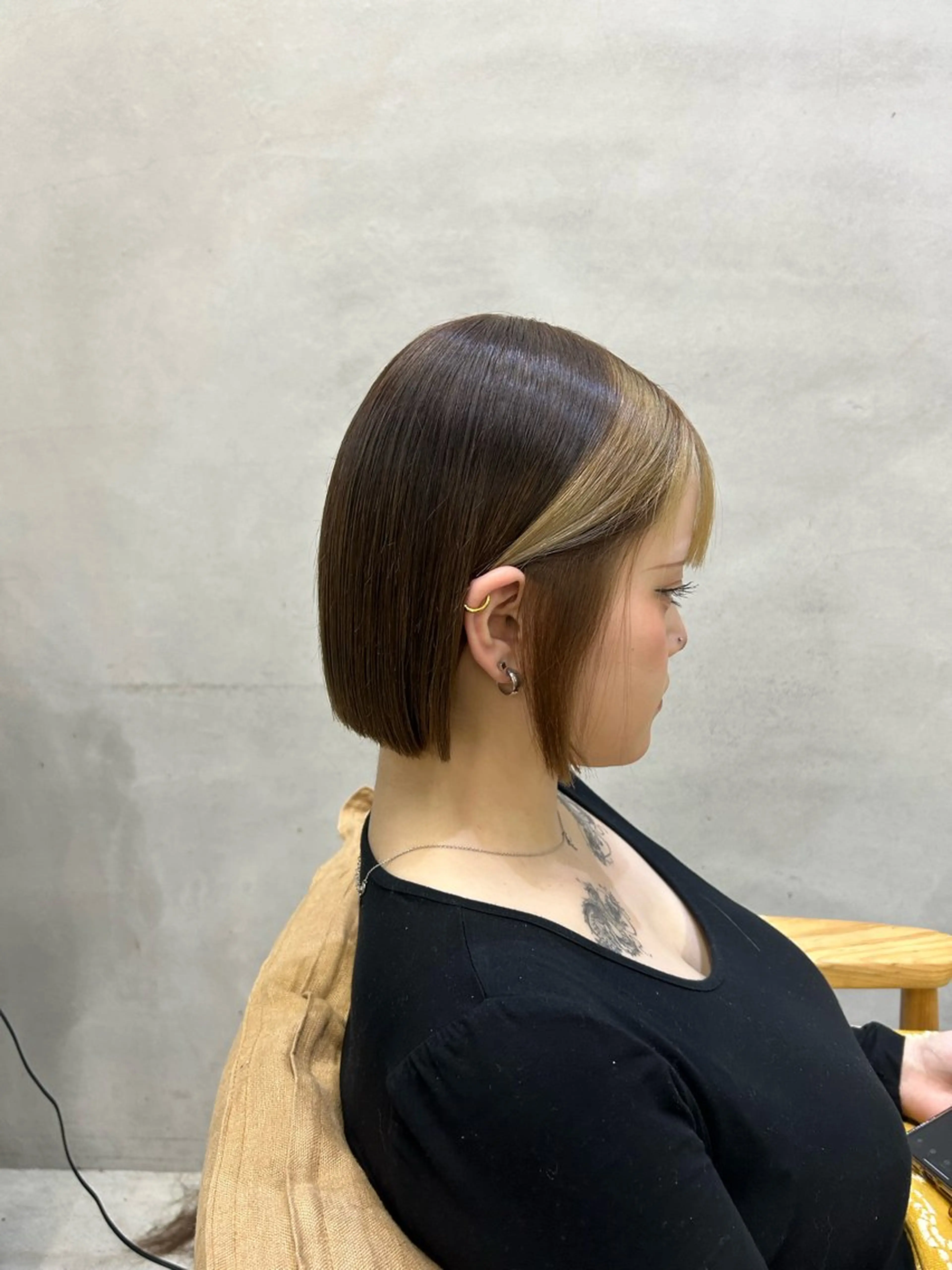 ミディアム muku所属・レディースカット モデル/ayunaのヘアスタイル