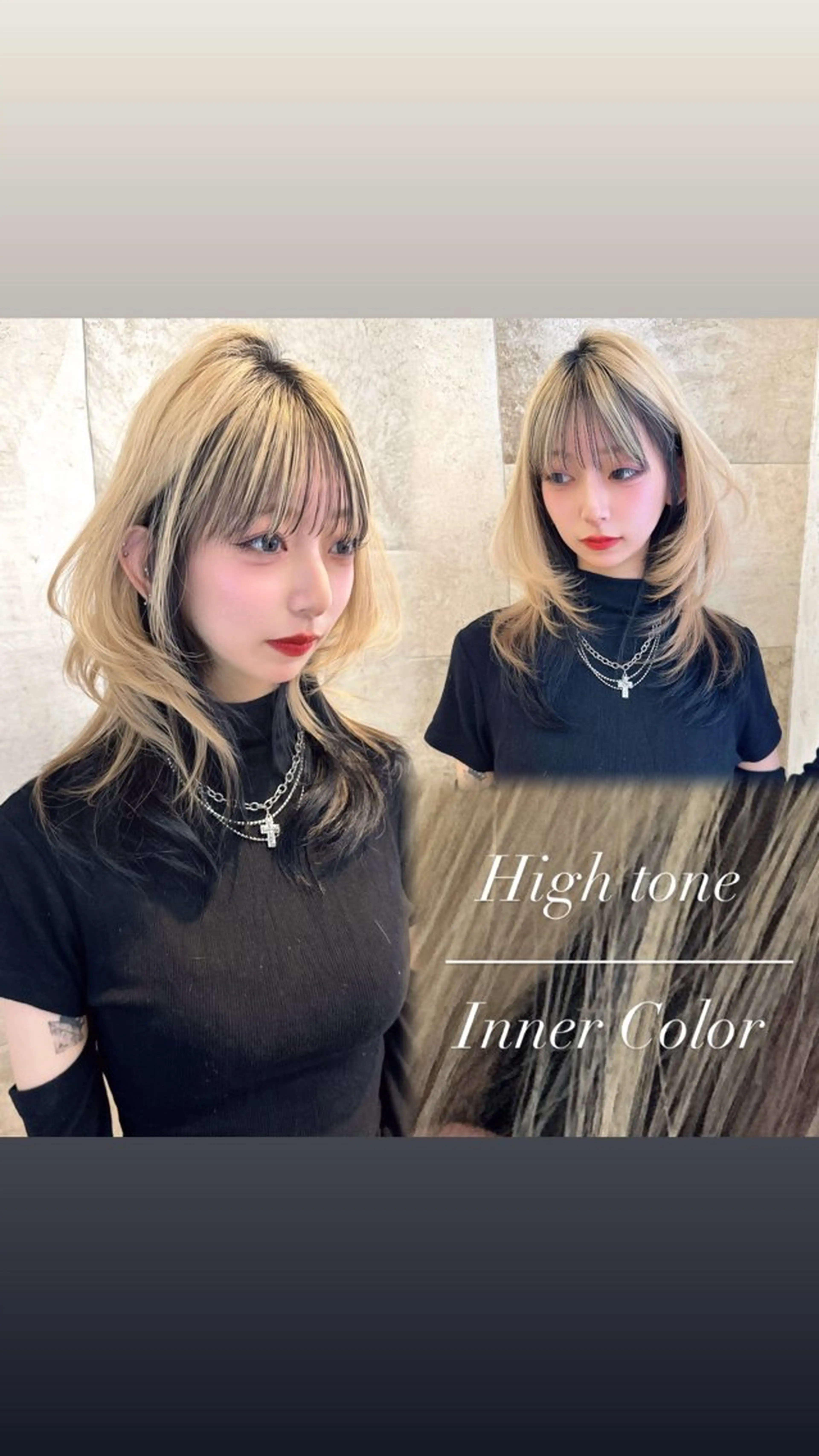 セミロング カラー カット ヘアカラー トリートメント 荻野 峻輔/レイヤー /韓国ヘア/艶カラーのヘアスタイル