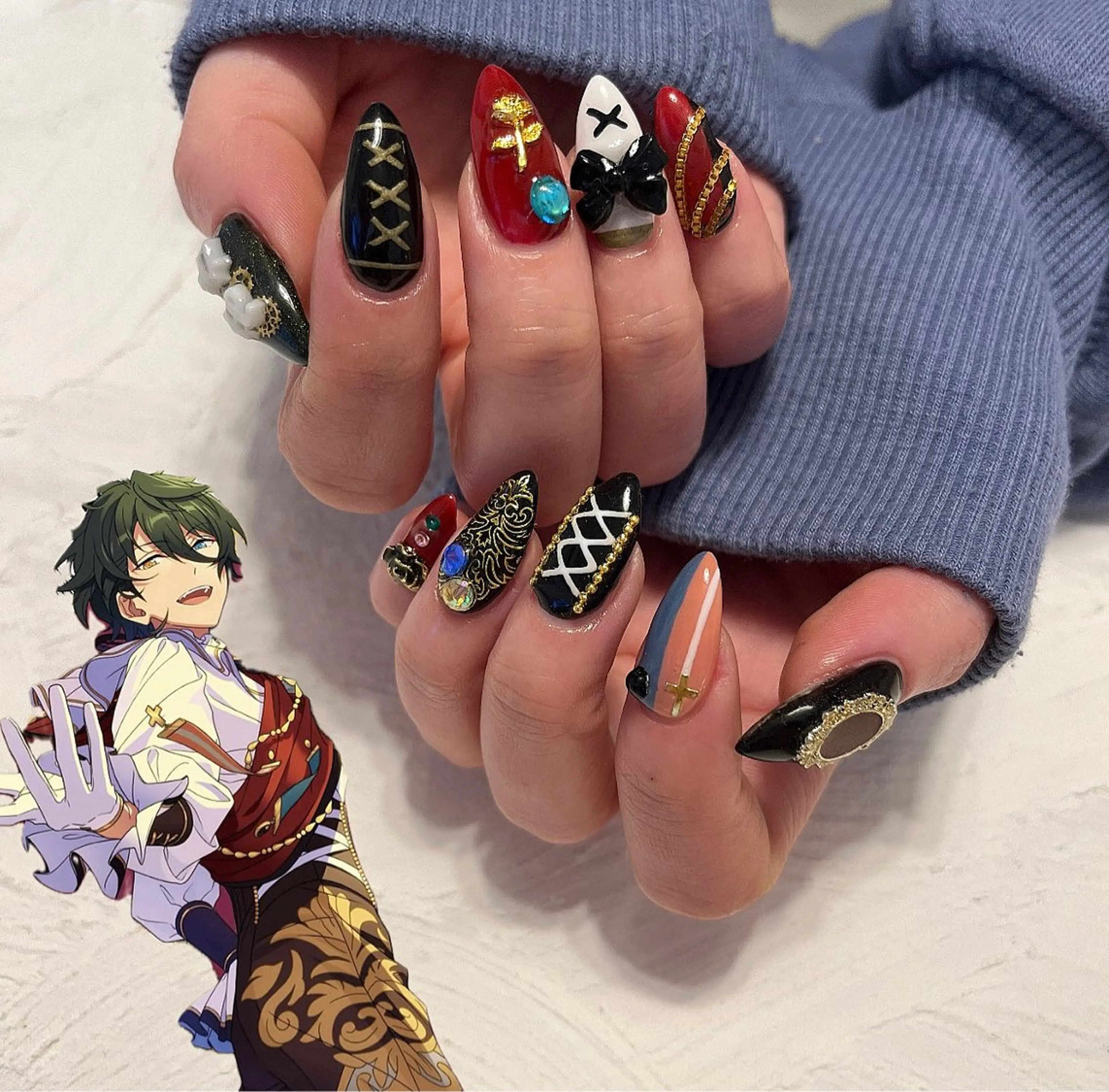 ネイル 持ち込み ハンドネイル mayu 𓃠のネイルデザイン